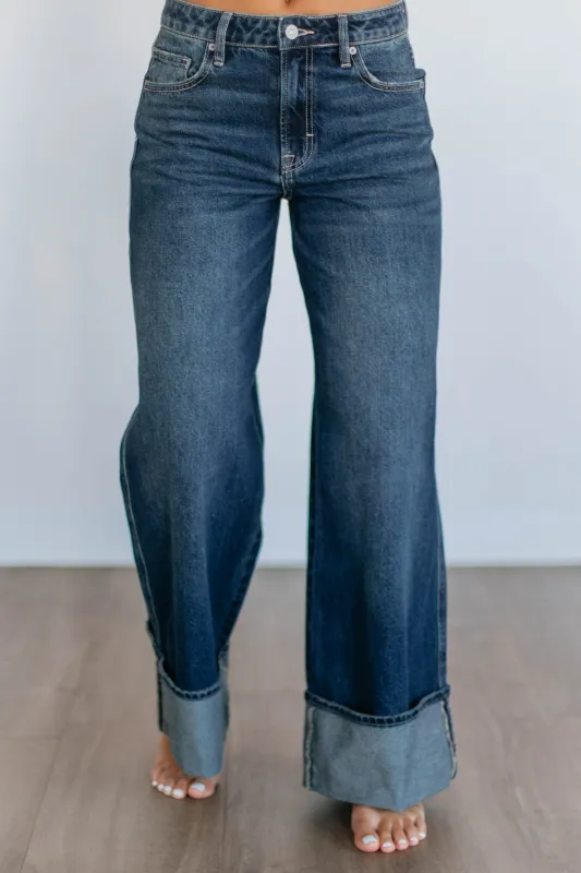 Nori Hidden Jeans - Dark Wash sold by Wild Oak Boutique