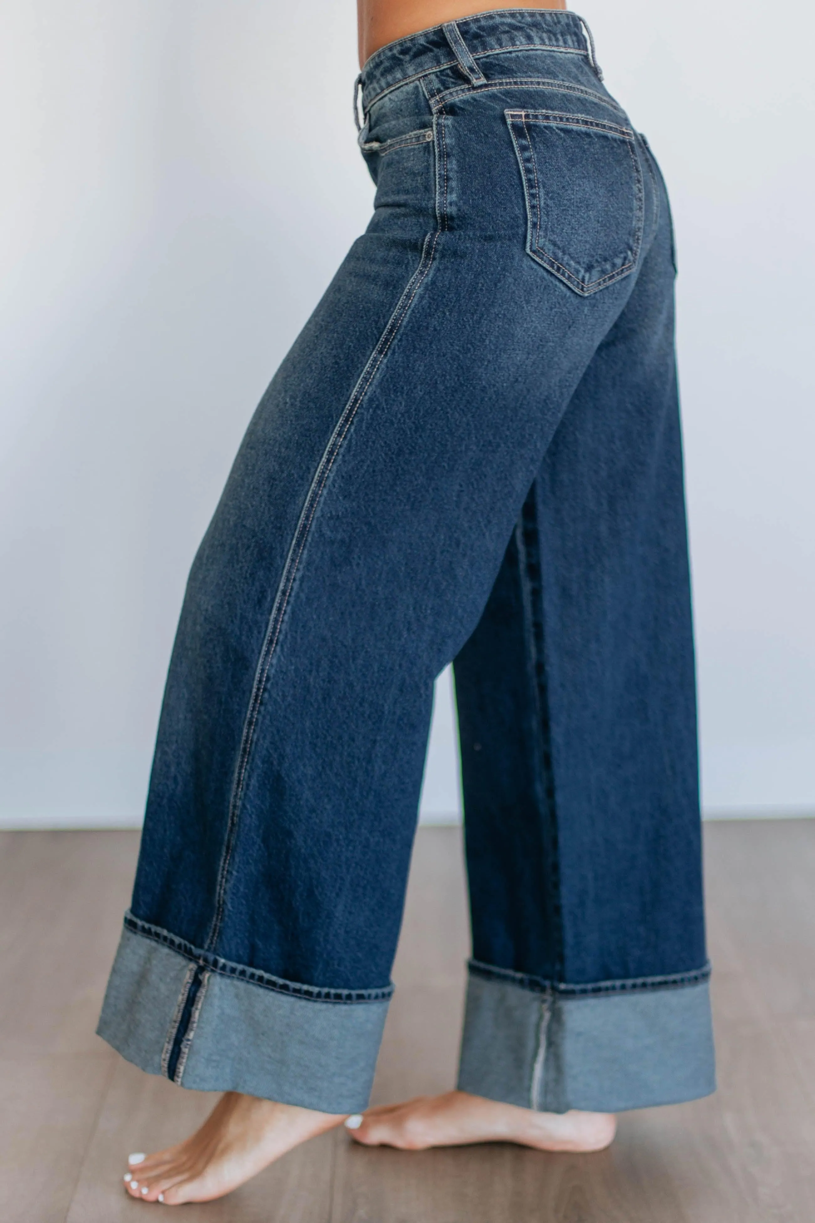 Nori Hidden Jeans - Dark Wash sold by Wild Oak Boutique product image thumbnail 2