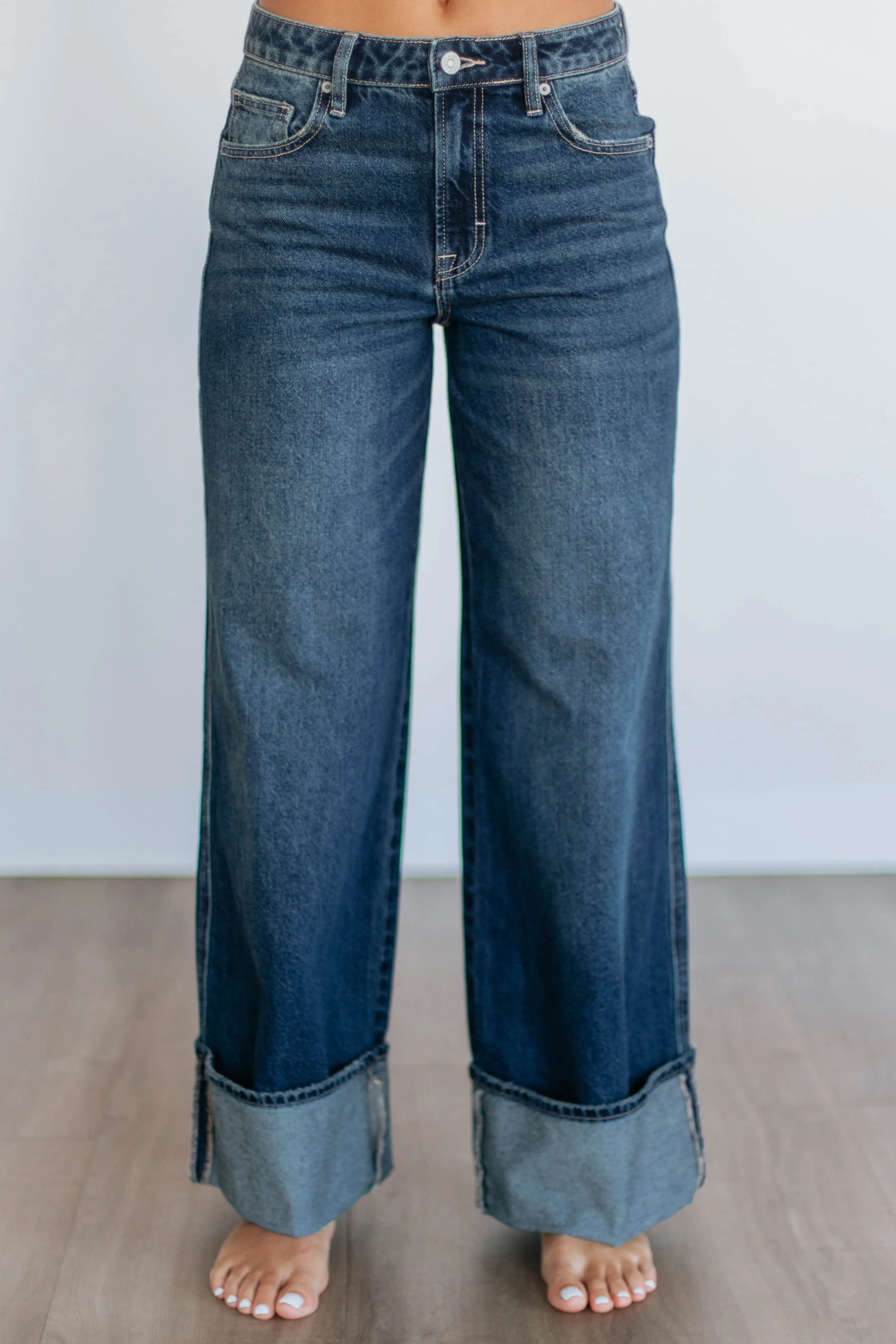 Nori Hidden Jeans - Dark Wash sold by Wild Oak Boutique product image thumbnail 3