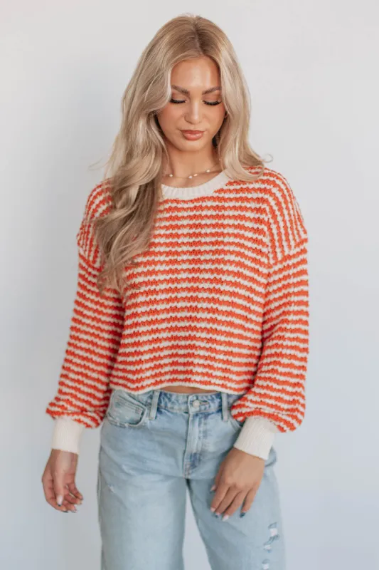 Karsyn Striped Sweater sold by Wild Oak Boutique