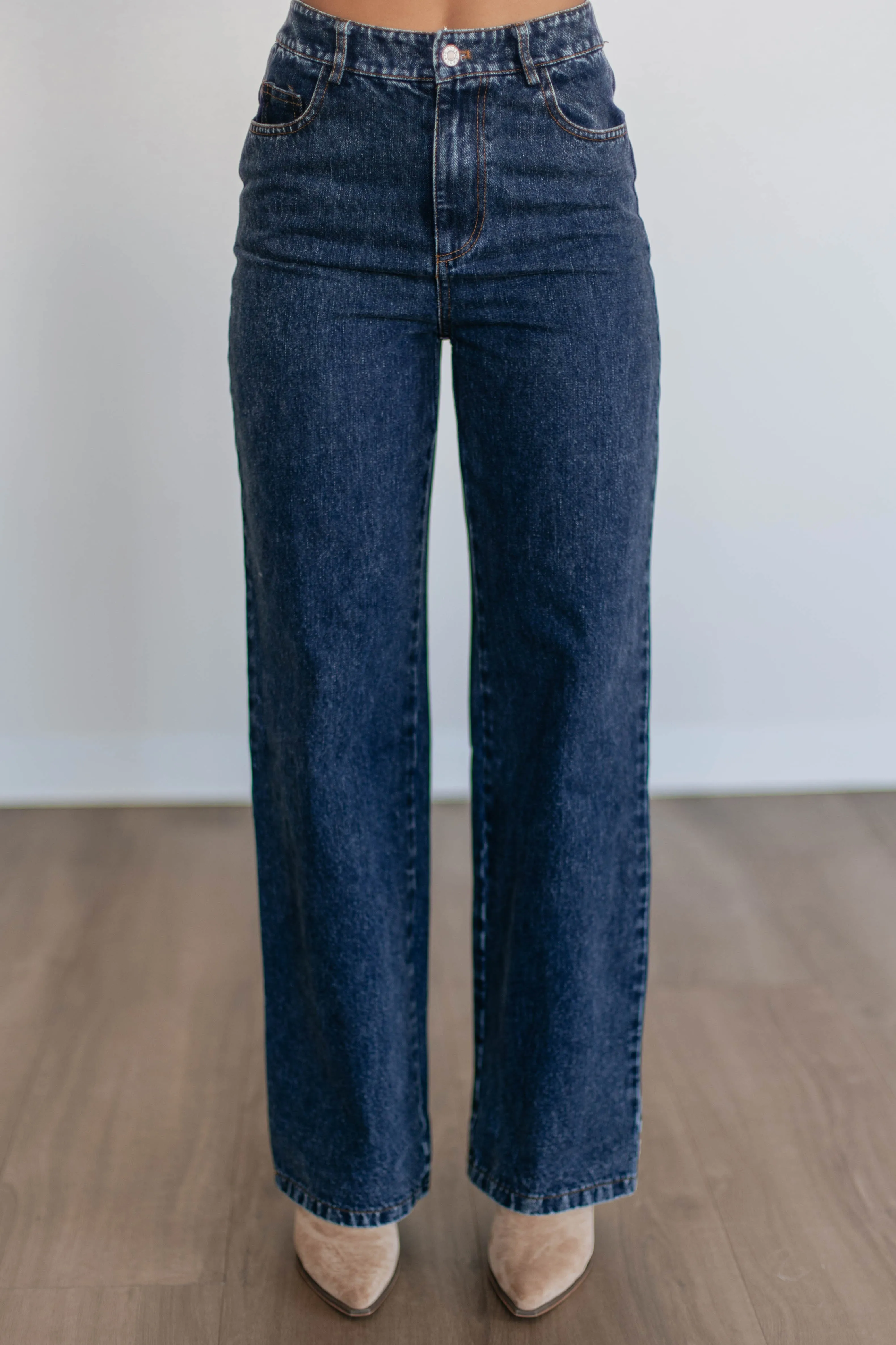 Abigale Two-Piece Denim Set sold by Wild Oak Boutique product image thumbnail 4