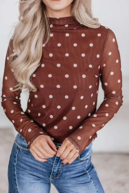 Marsha Mesh Top sold by Wild Oak Boutique