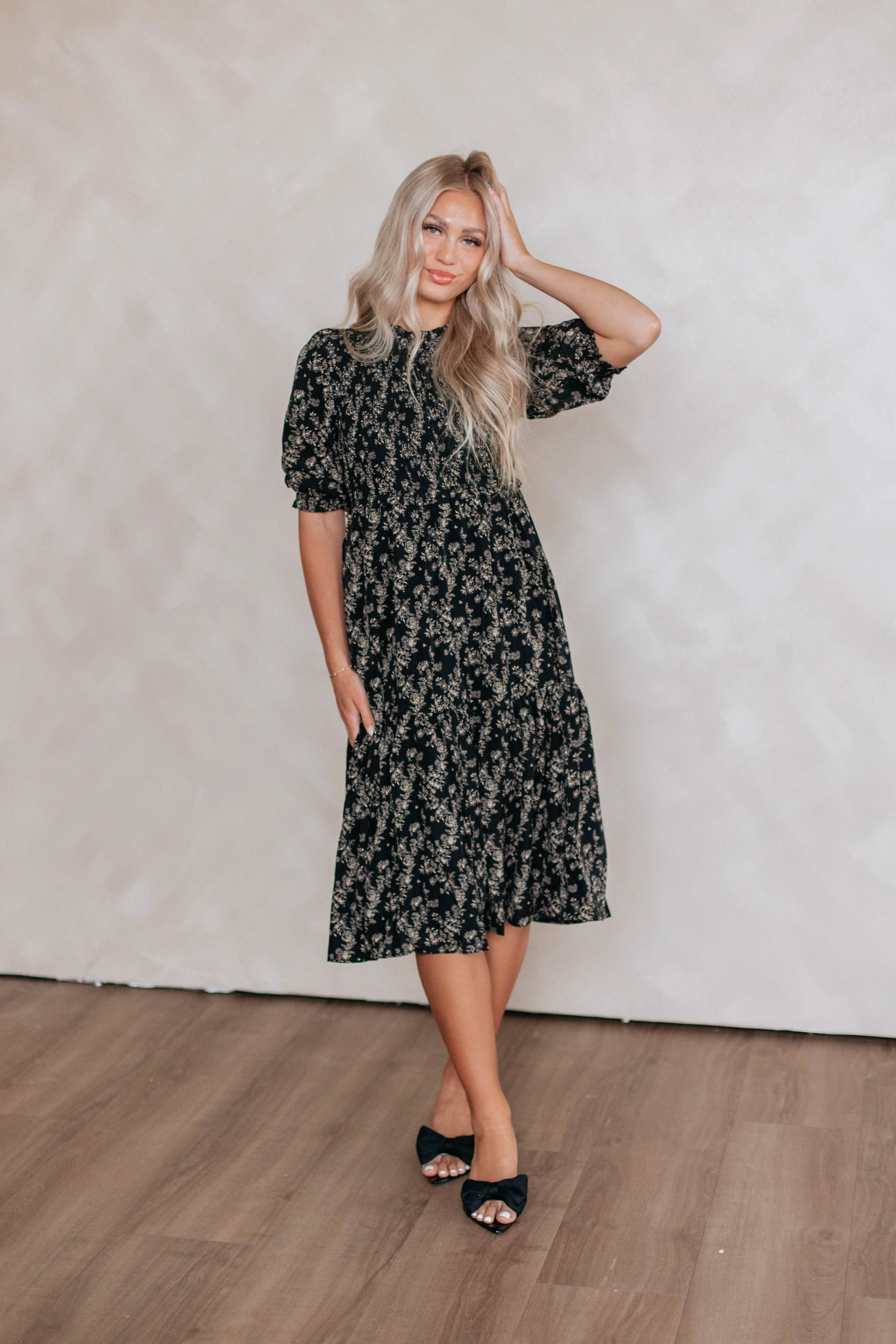 Cheyanne Midi Dress sold by Wild Oak Boutique product image thumbnail 4