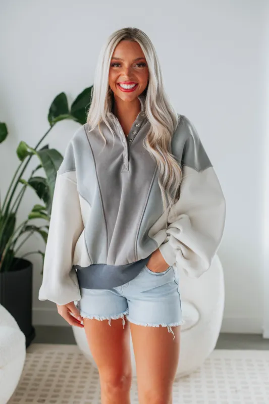 Tasmin Pullover - Charcoal Mix sold by Wild Oak Boutique
