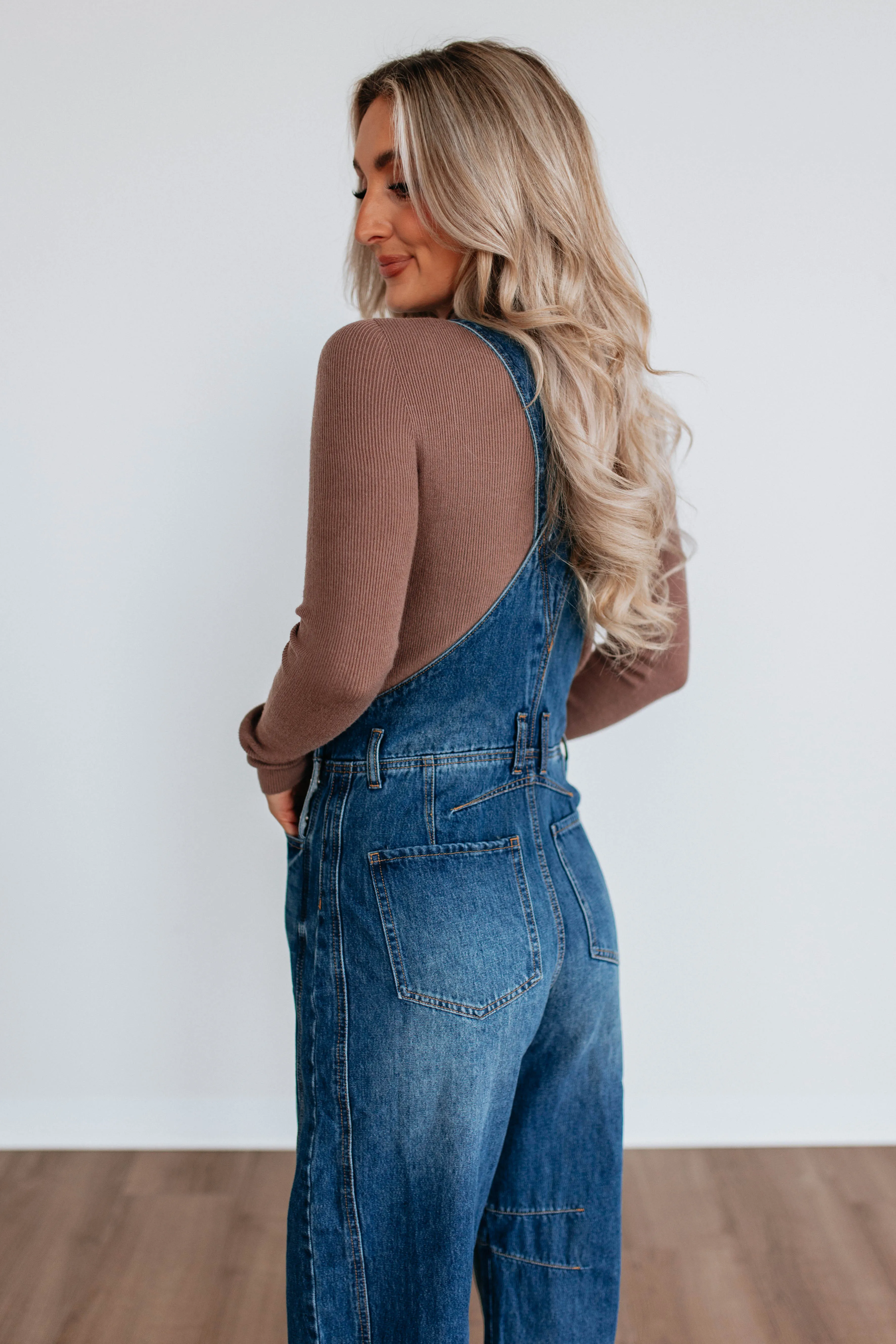 Maxine Denim Overalls sold by Wild Oak Boutique product image thumbnail 5