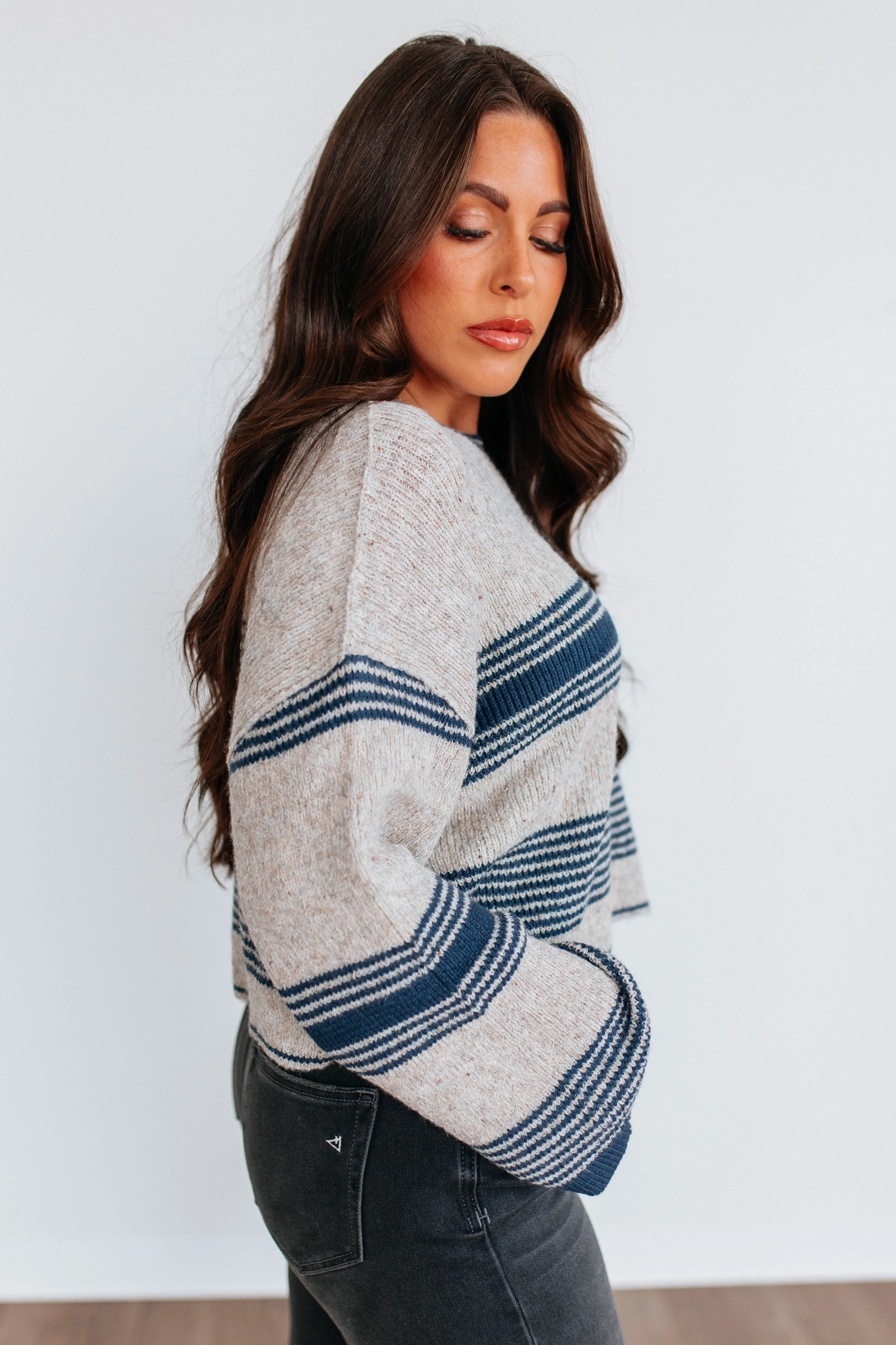 Judson Striped Sweater sold by Wild Oak Boutique product image thumbnail 4