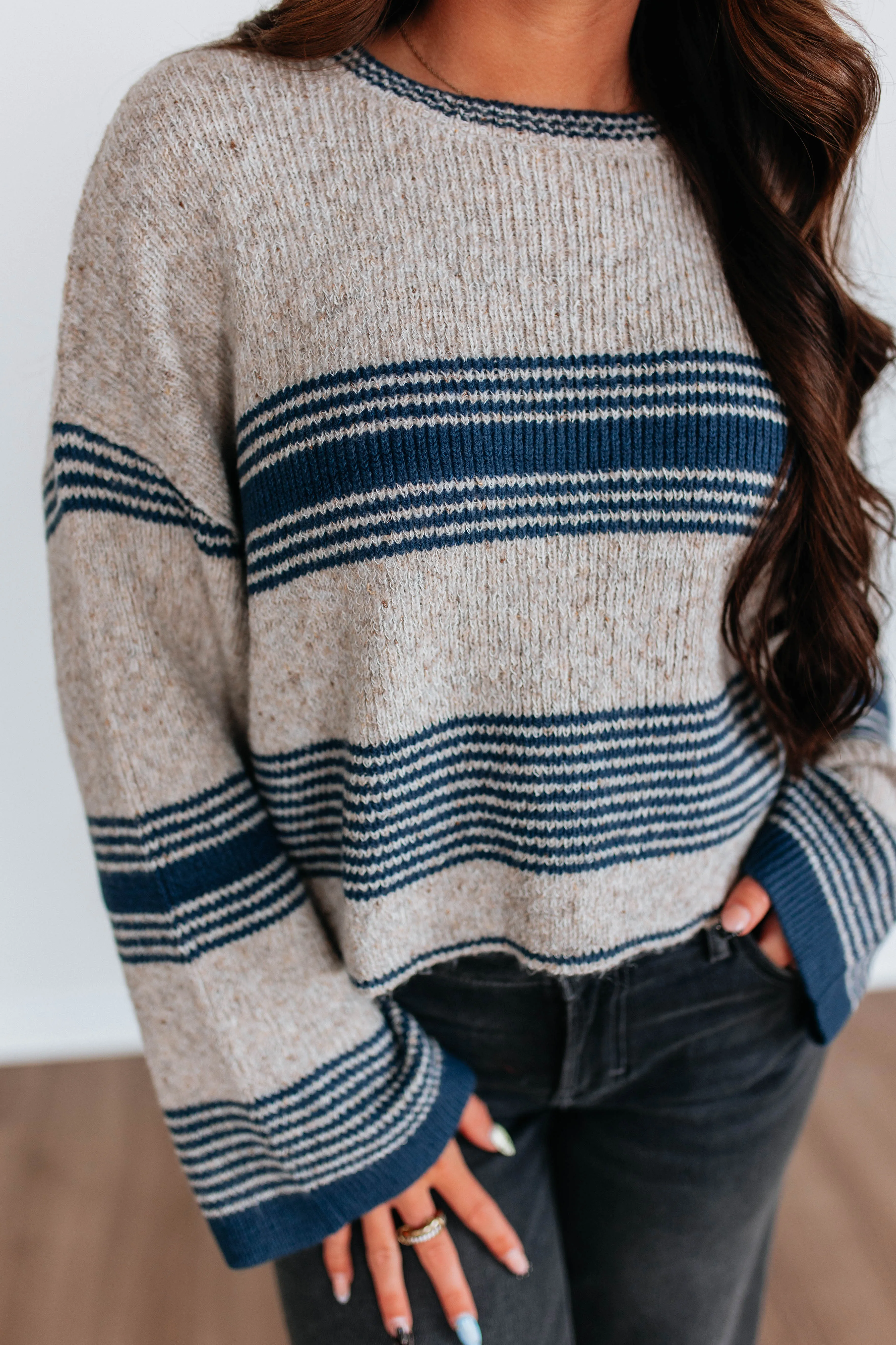Judson Striped Sweater sold by Wild Oak Boutique product image thumbnail 3