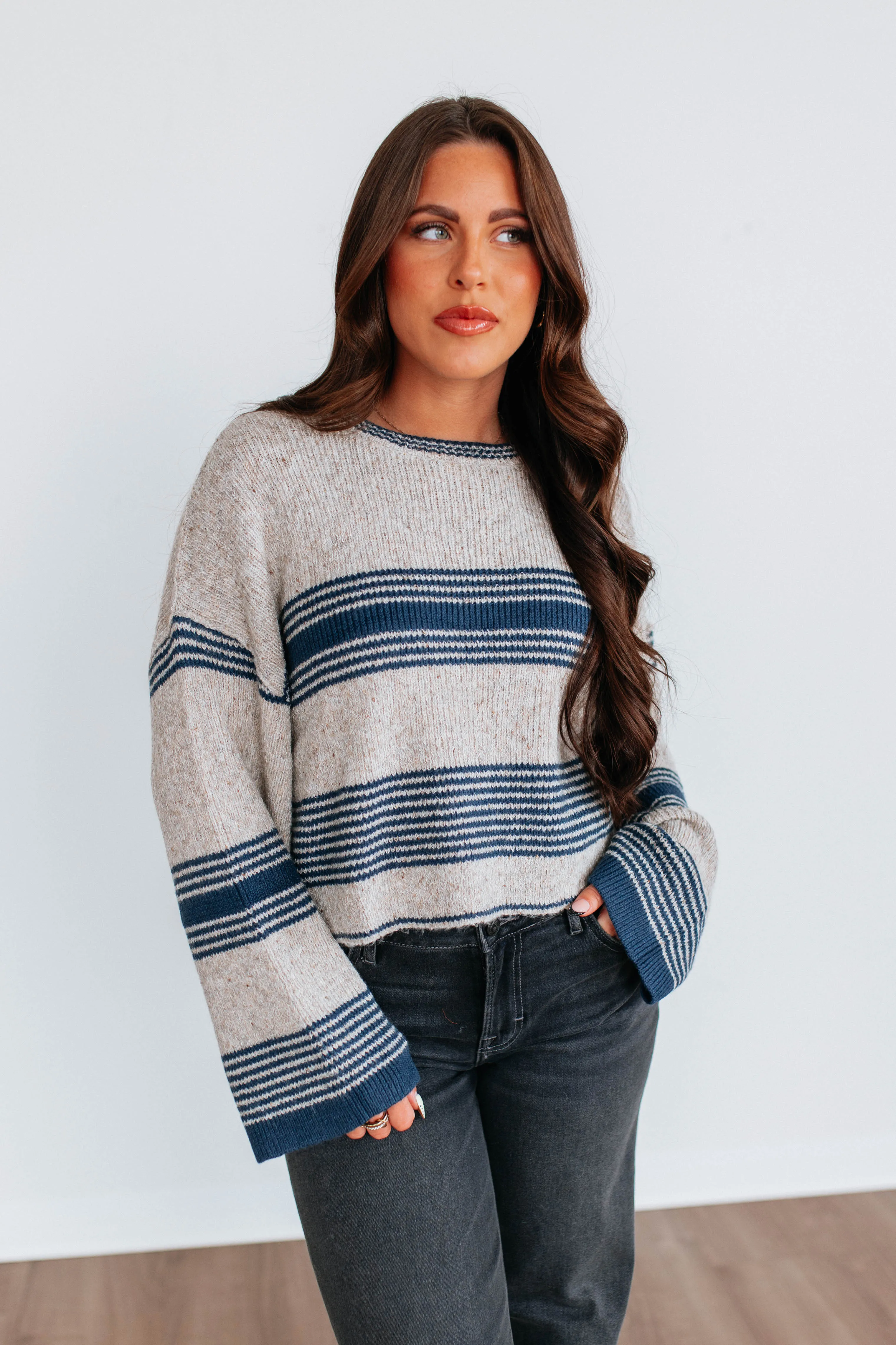 Judson Striped Sweater sold by Wild Oak Boutique
