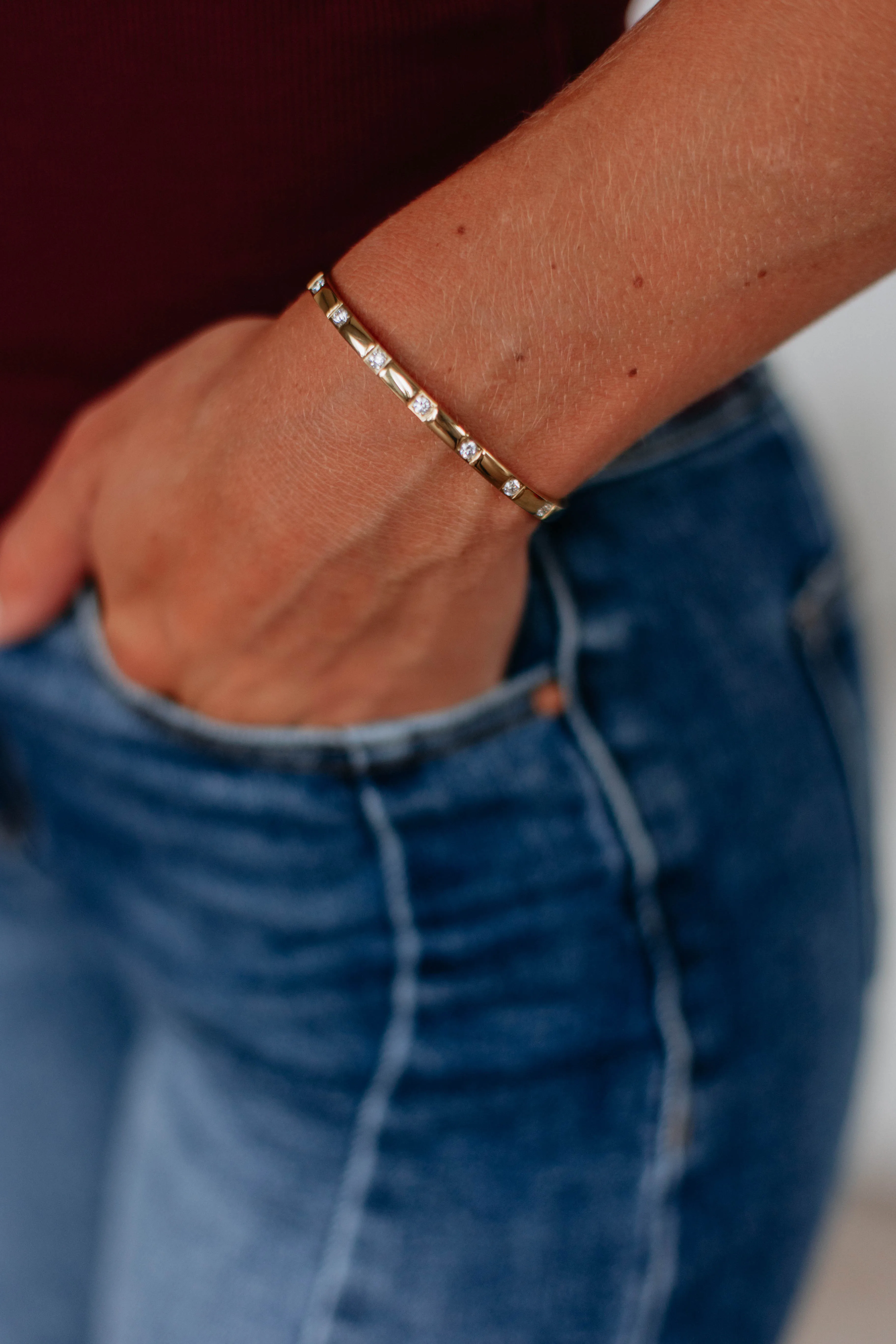 Alleah Bangle Bracelet sold by Wild Oak Boutique product image thumbnail 4