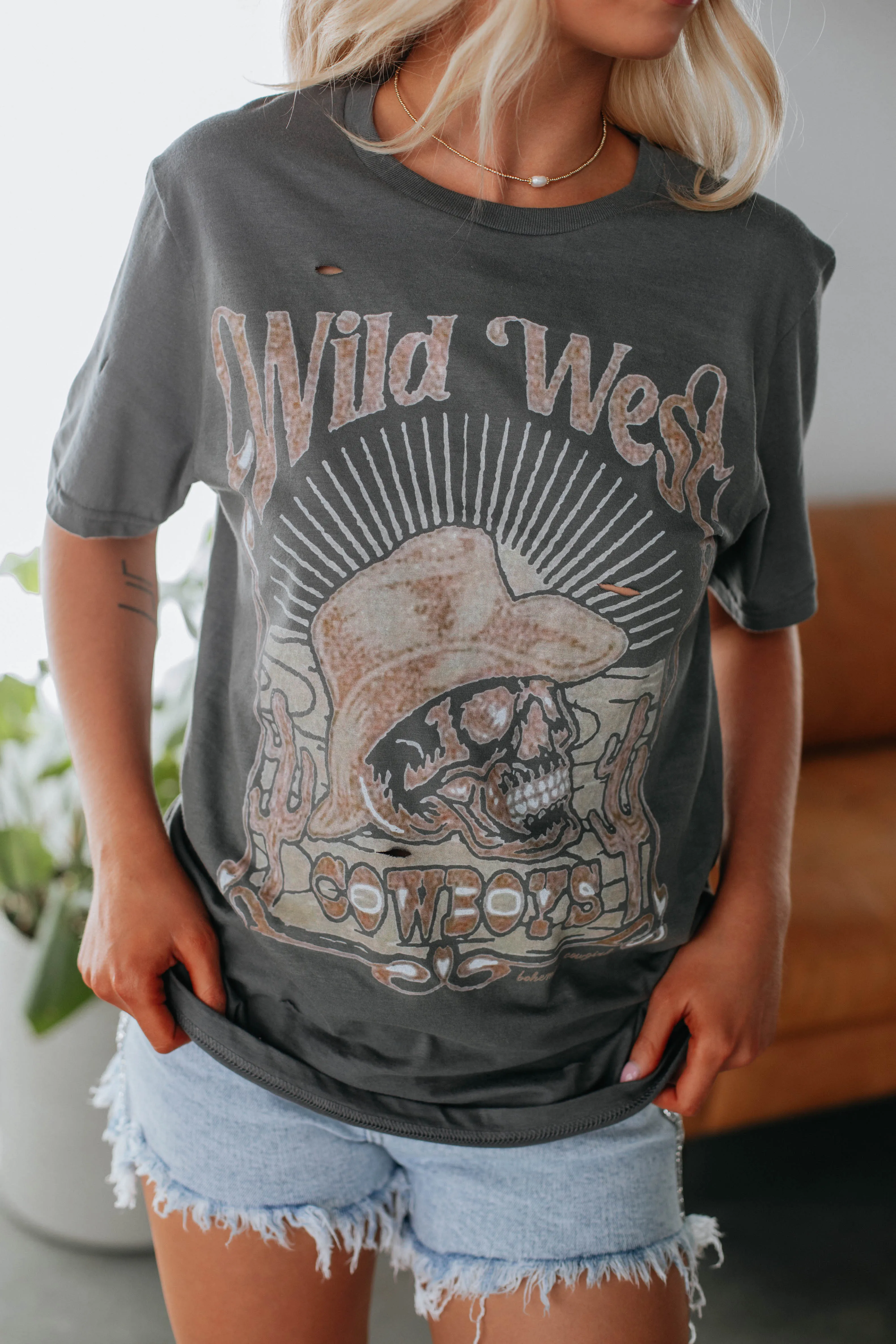 Wild West Cowboys Graphic Tee sold by Wild Oak Boutique product image thumbnail 3