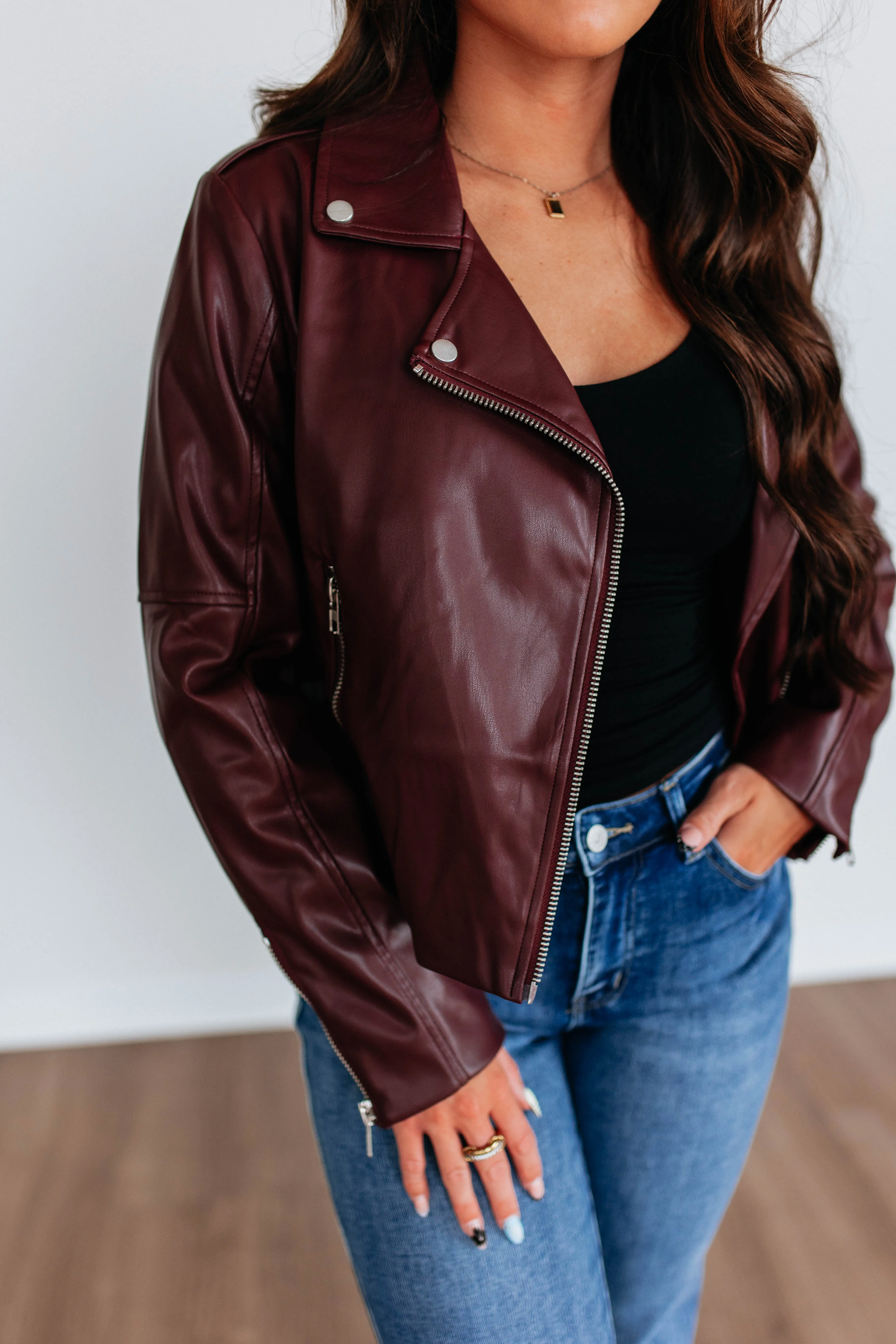 Zenni Leather Jacket sold by Wild Oak Boutique