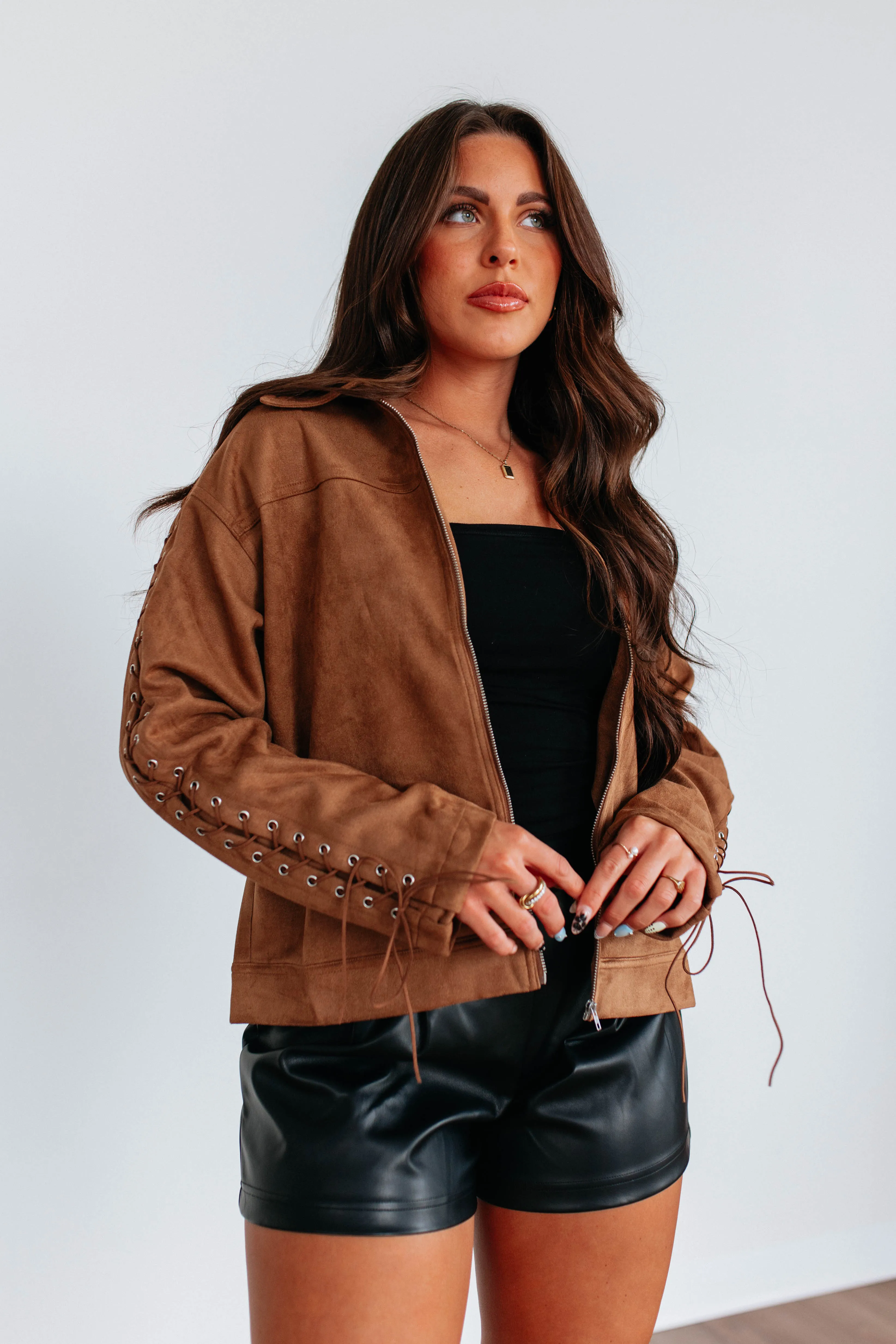 Laina Suede Jacket sold by Wild Oak Boutique product image thumbnail 2