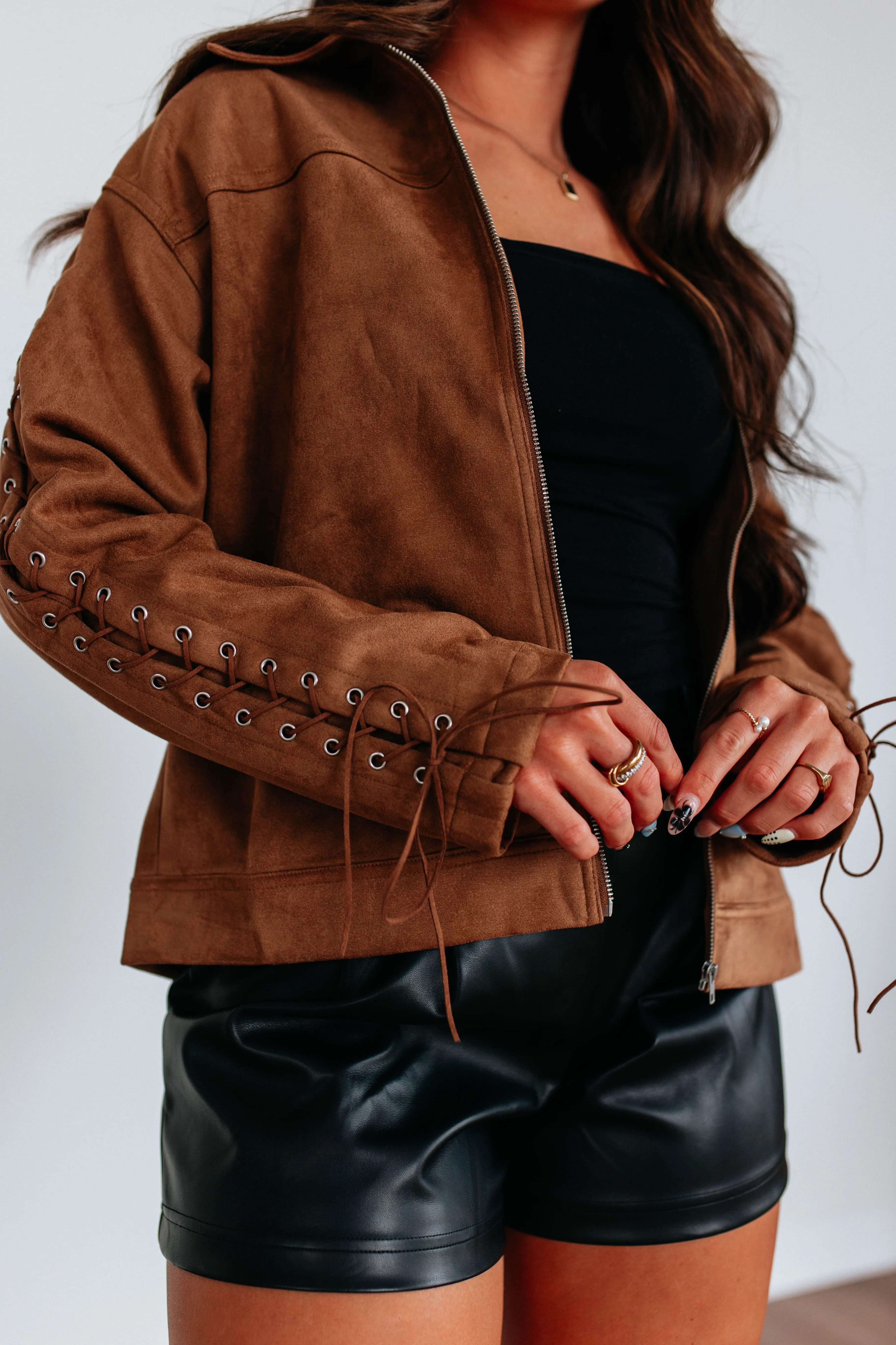 Laina Suede Jacket sold by Wild Oak Boutique product image thumbnail 5