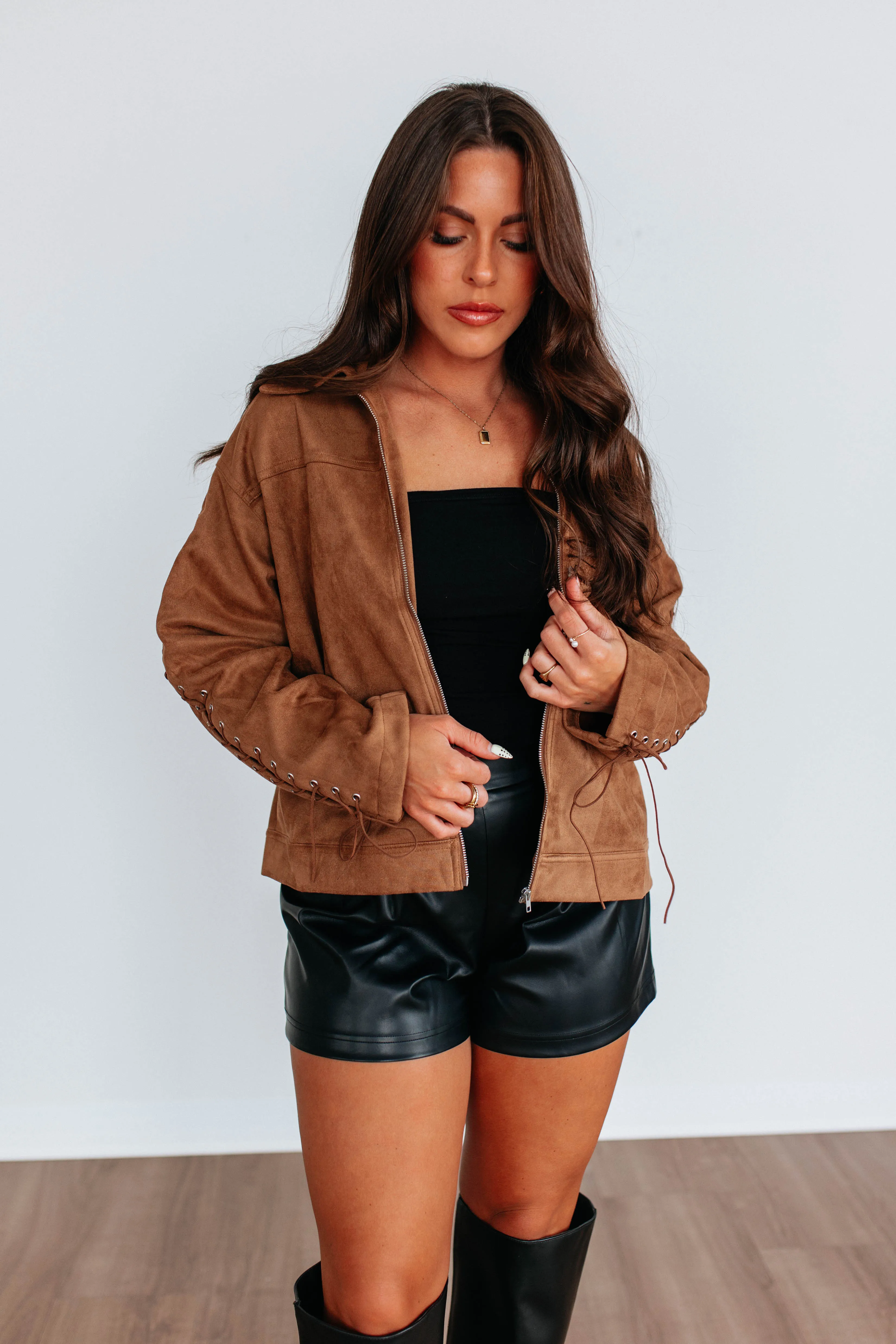Laina Suede Jacket sold by Wild Oak Boutique product image thumbnail 4