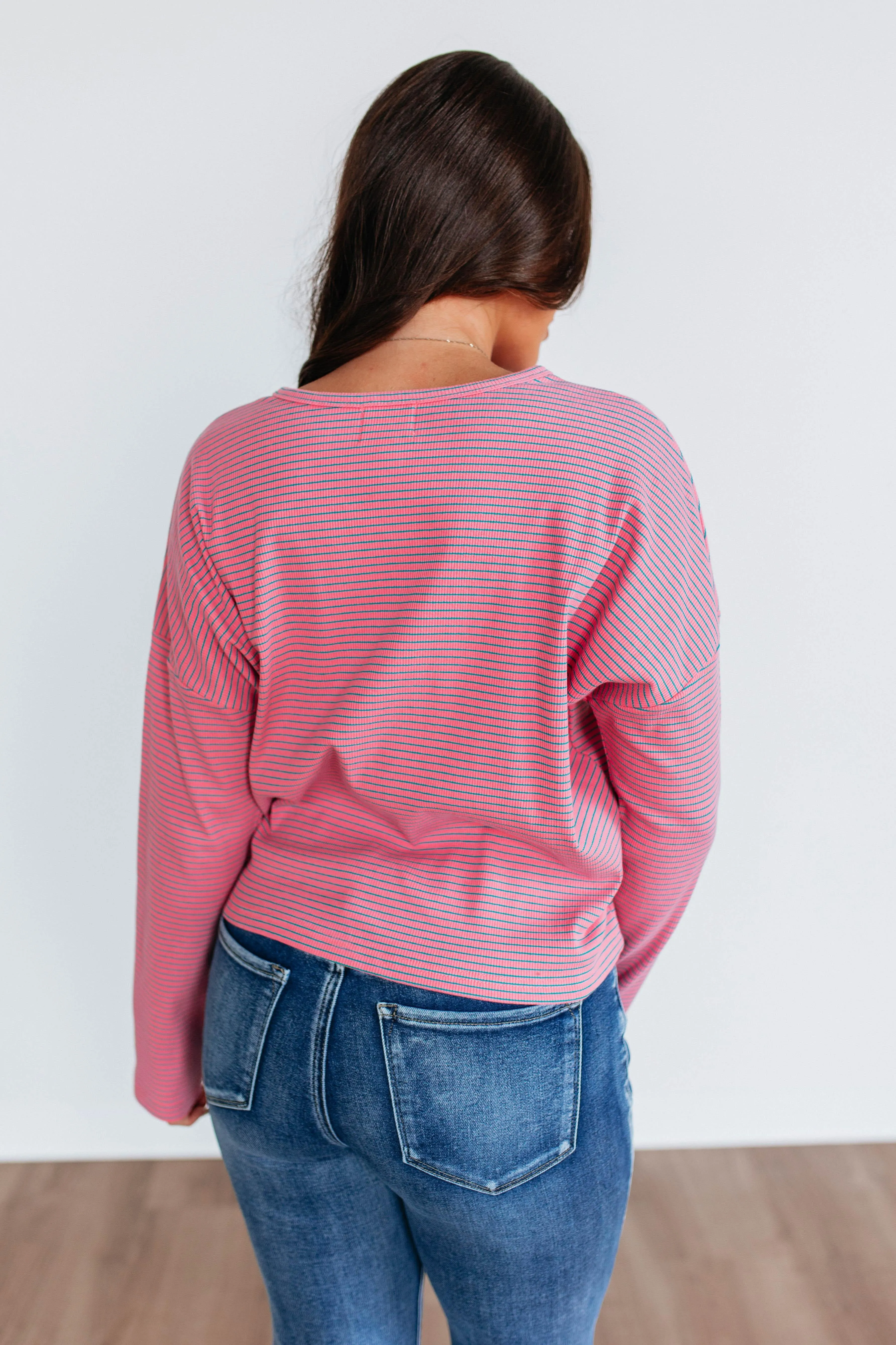 Kaitlyn Striped Top sold by Wild Oak Boutique product image thumbnail 5