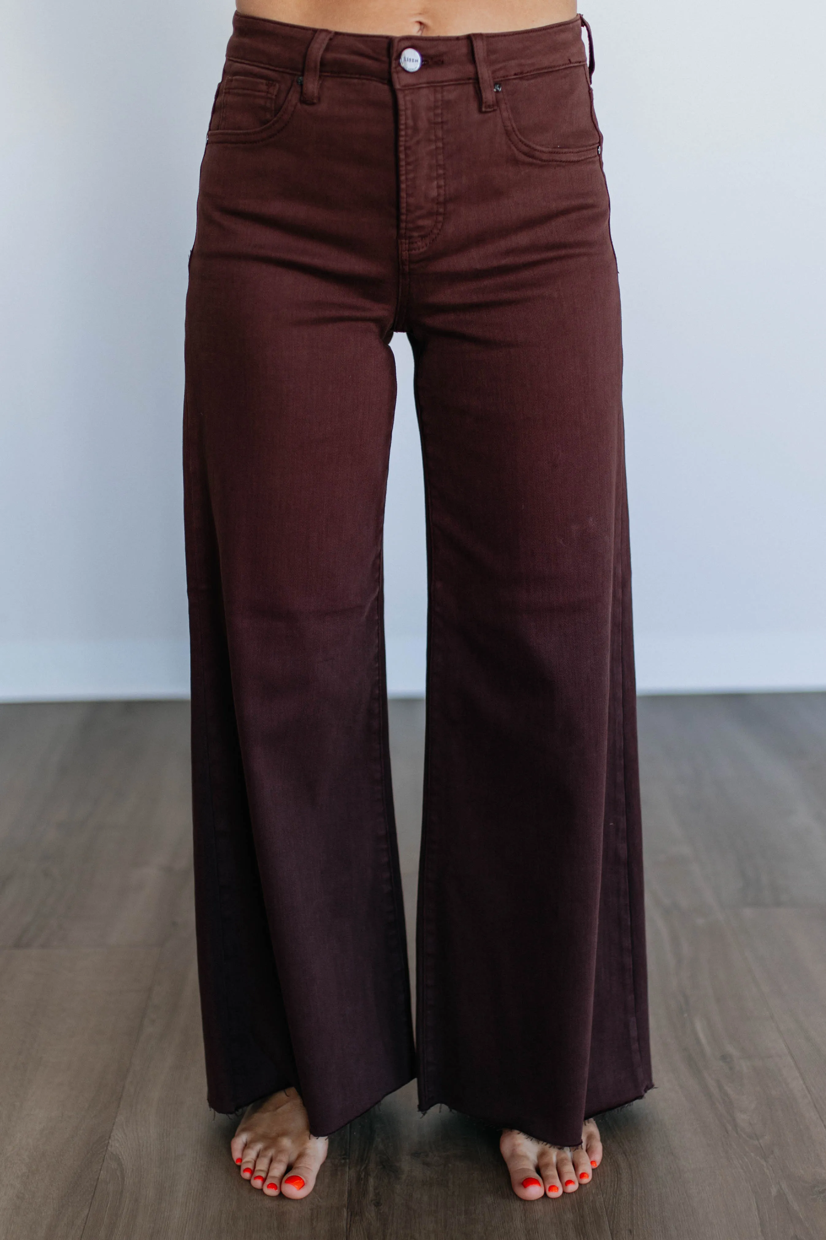 Priscilla Risen Jeans - Chocolate sold by Wild Oak Boutique product image thumbnail 3