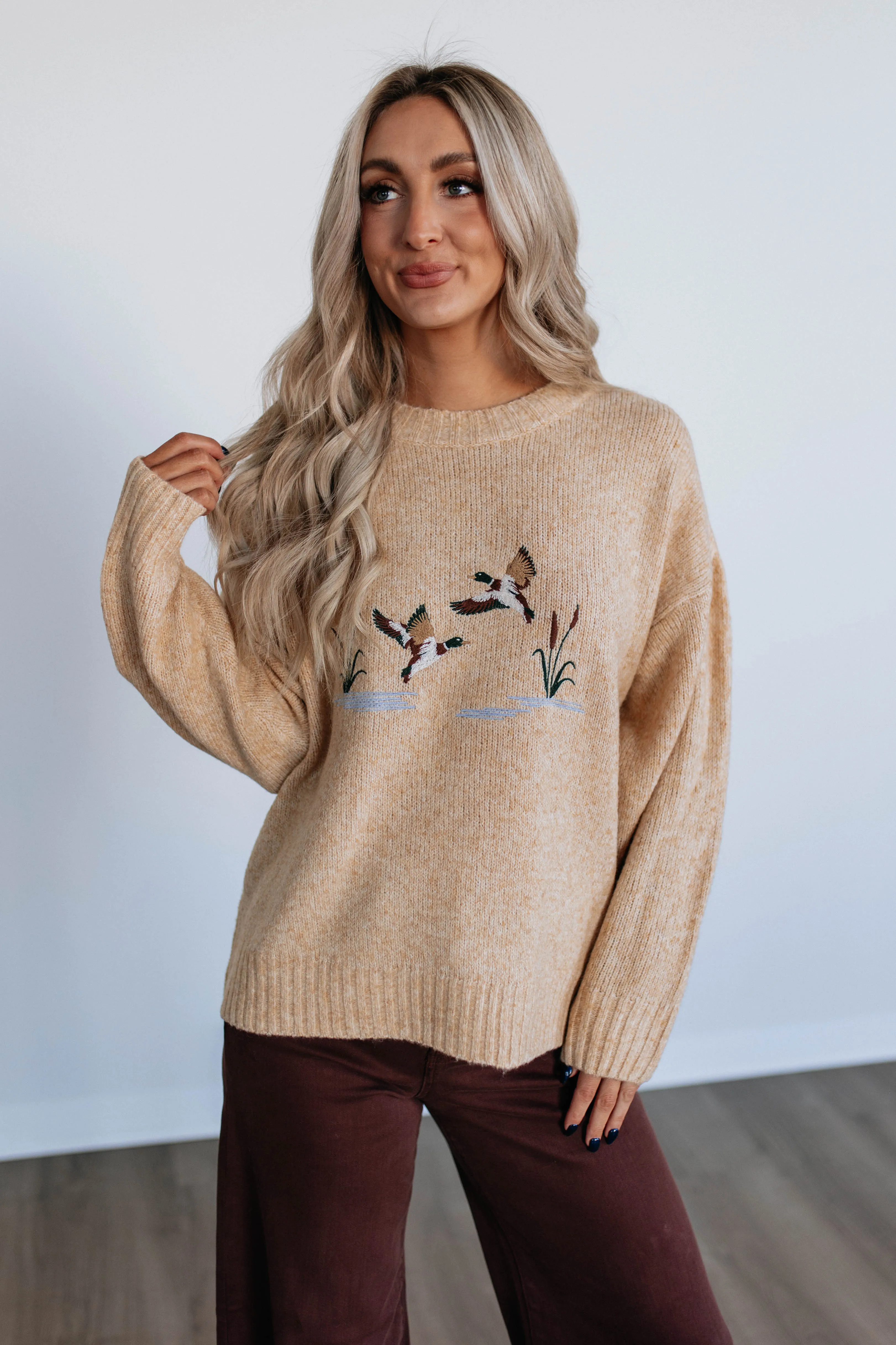 Pondside Mornings Sweater sold by Wild Oak Boutique product image thumbnail 4