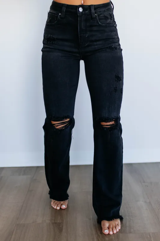 Eloise Risen Jeans - Vintage Black sold by Wild Oak Boutique