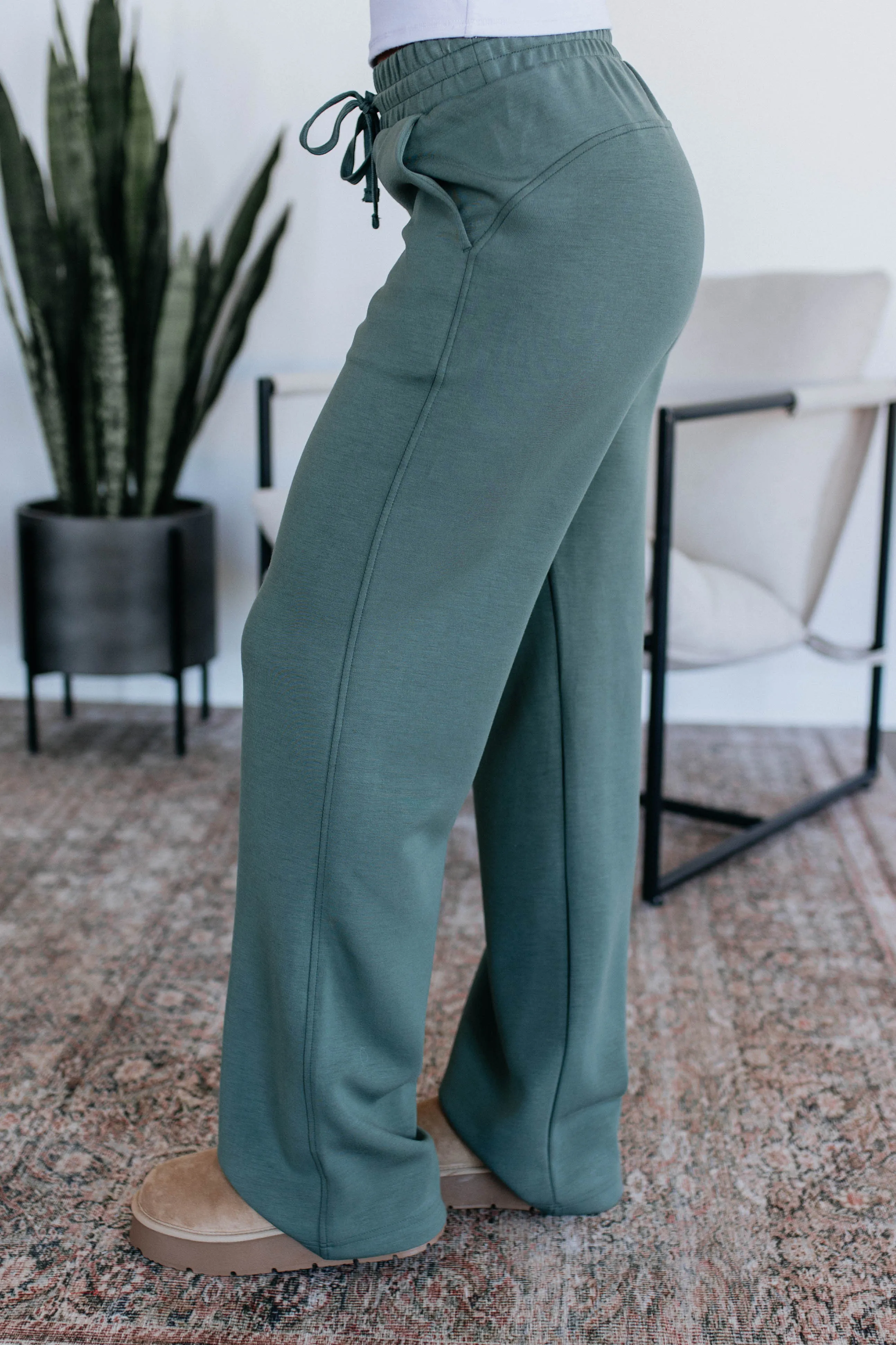 Kirsten Lounge Pants - Spruce sold by Wild Oak Boutique product image thumbnail 3