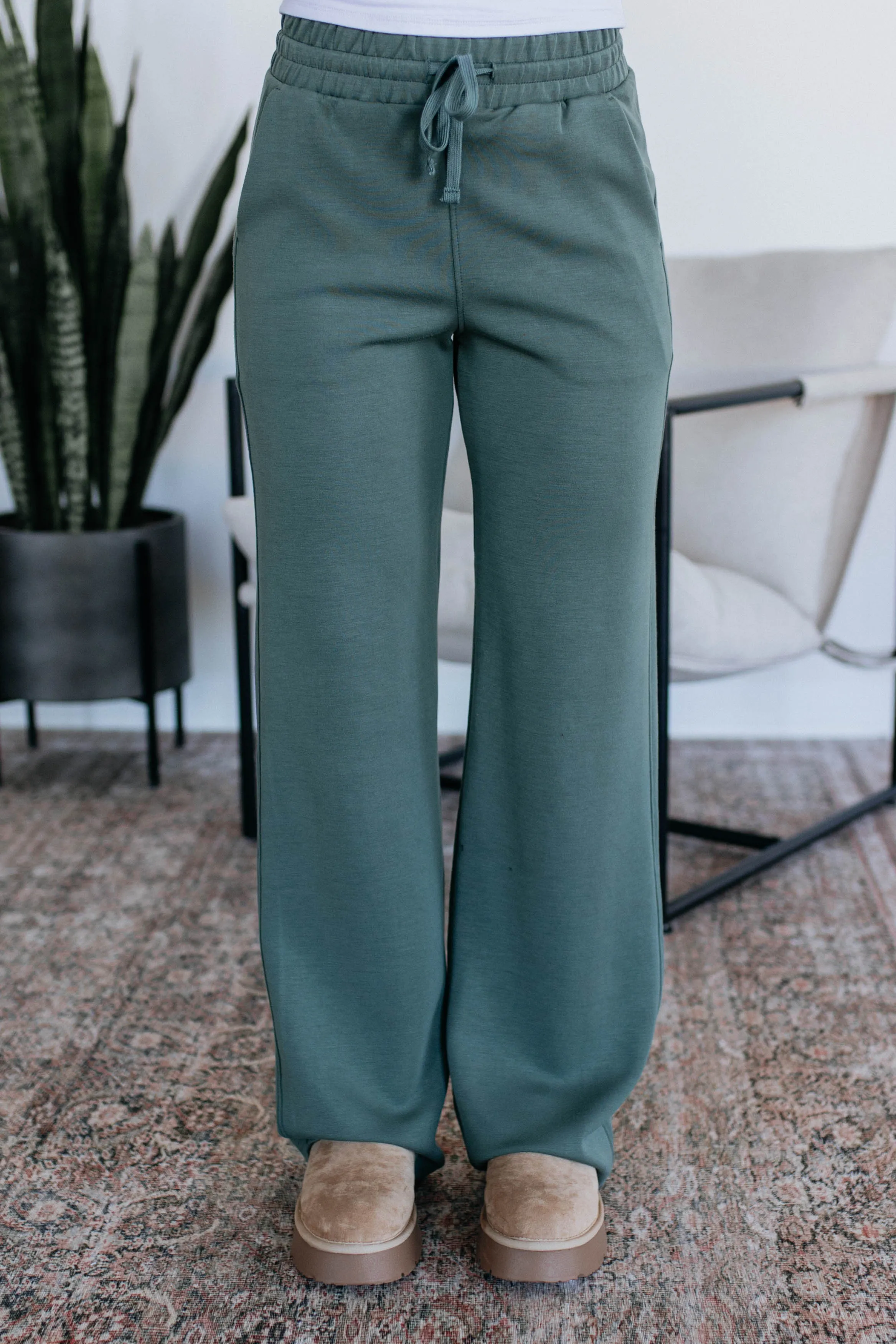 Kirsten Lounge Pants - Spruce sold by Wild Oak Boutique product image thumbnail 2