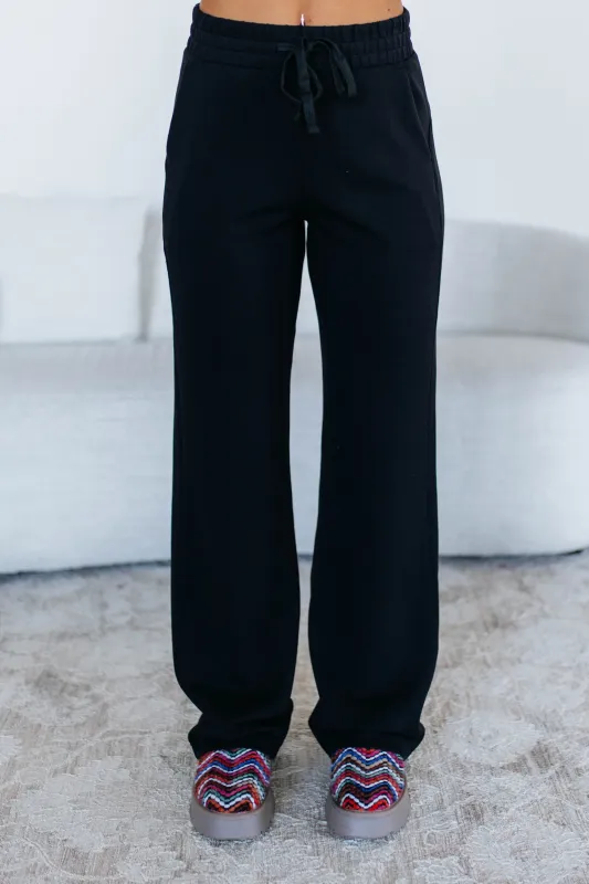 Kirsten Lounge Pants - Black made by Rae Mode