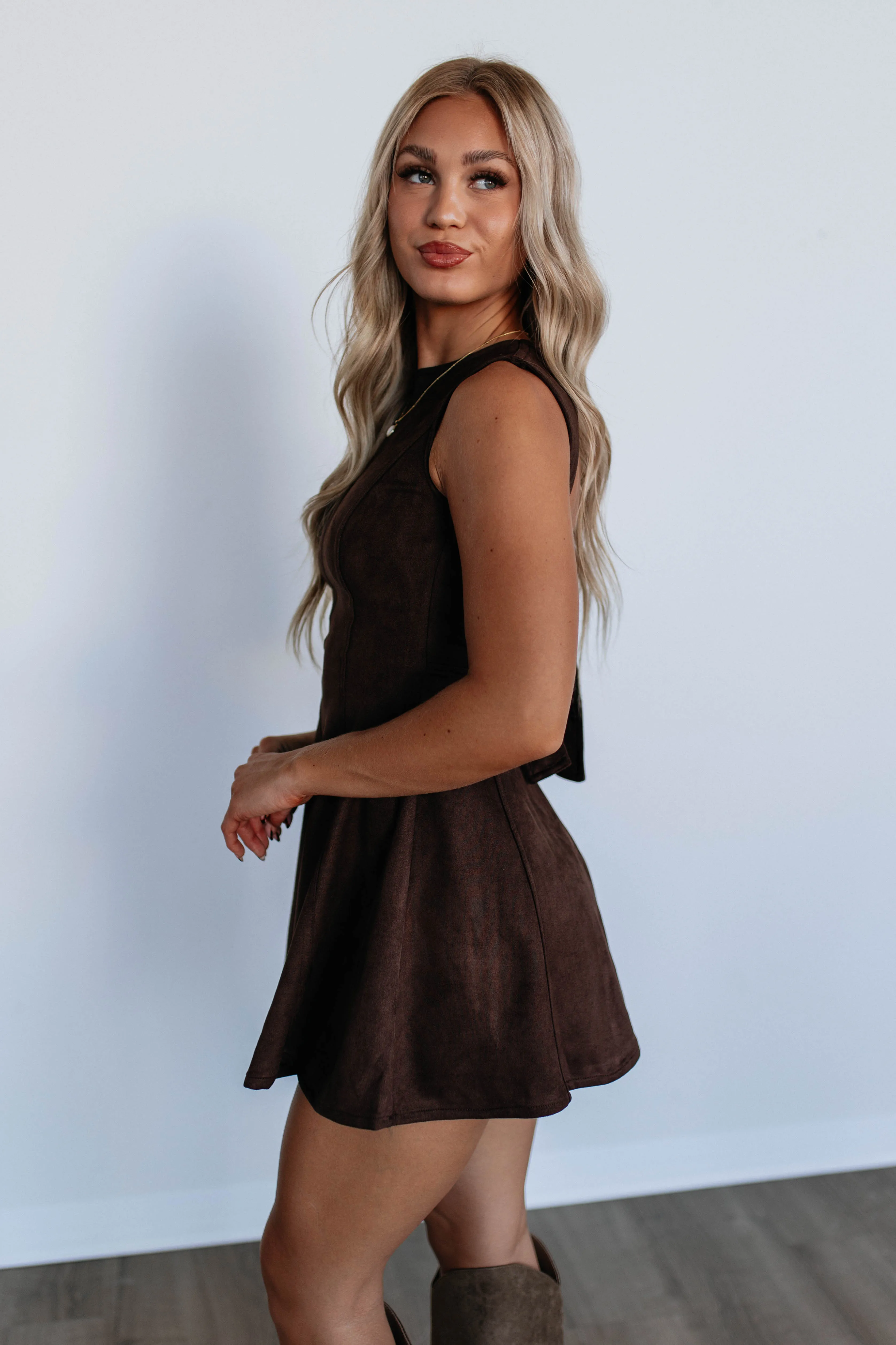 Katarina Suede Dress sold by Wild Oak Boutique product image thumbnail 2