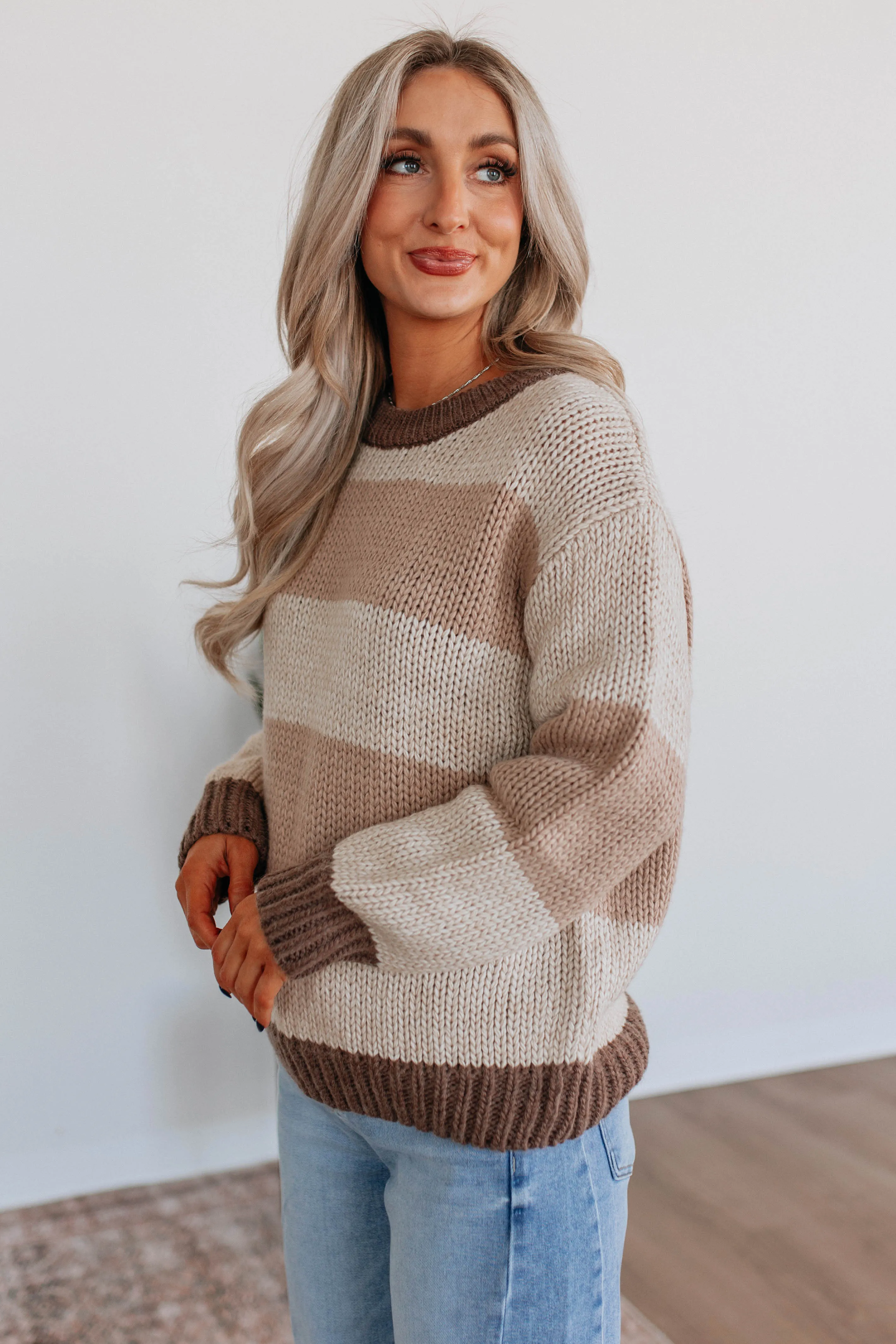 Jaylyn Striped Sweater sold by Wild Oak Boutique product image thumbnail 3