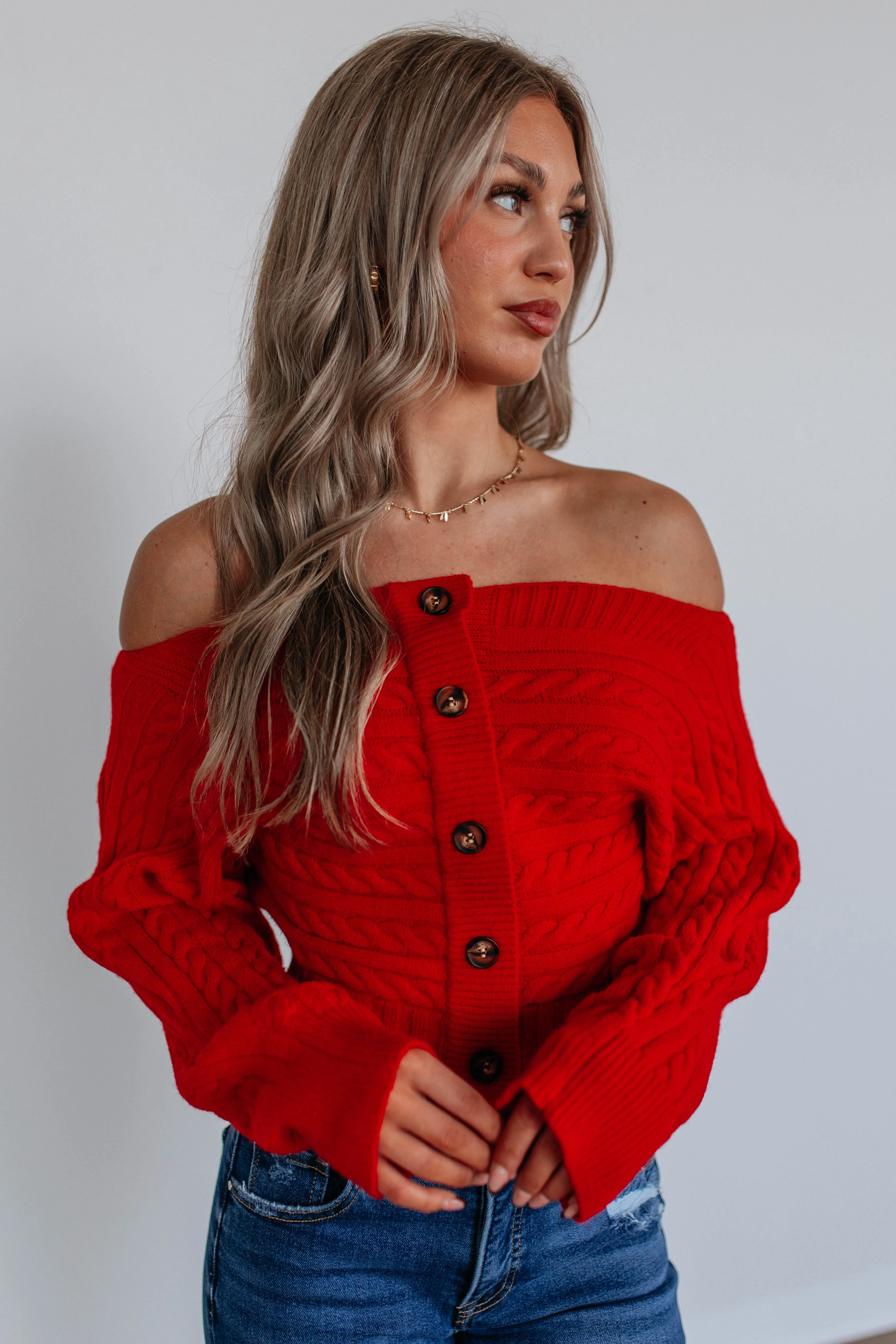 Emeline Sweater Top - Ruby sold by Wild Oak Boutique