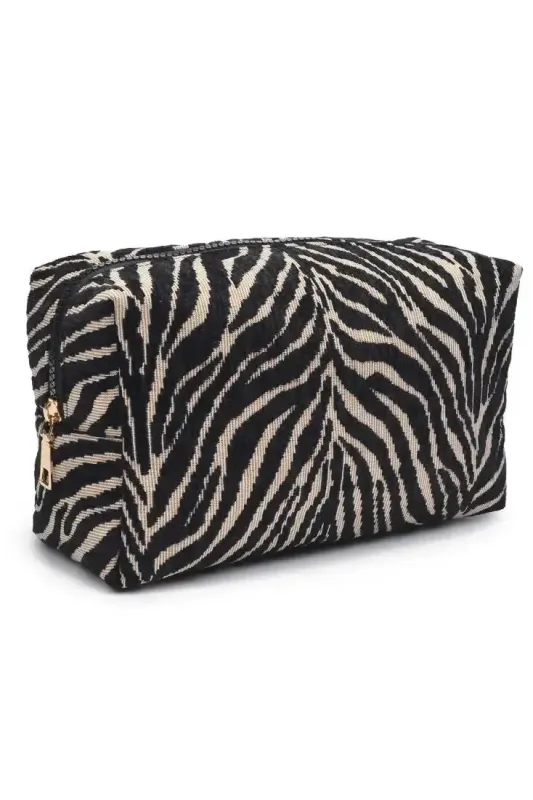 Wild Stripes Cosmetic Pouch sold by Wild Oak Boutique