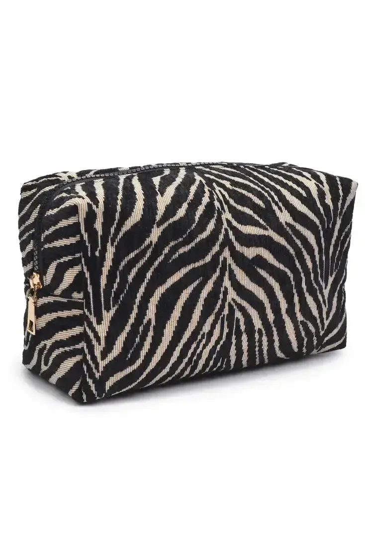 Wild Stripes Cosmetic Pouch sold by Wild Oak Boutique