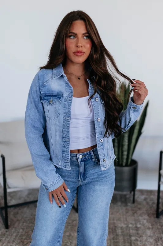 Makena Mica Denim Jacket made by Mica Denim