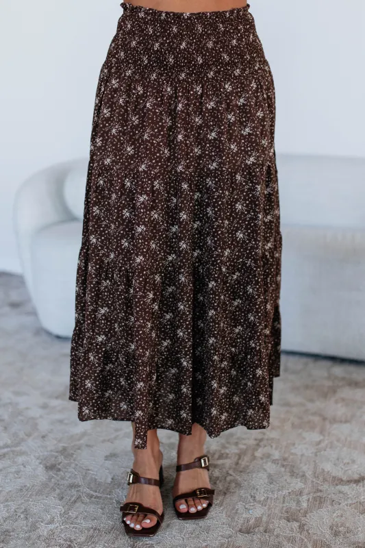 Isobella Midi Skirt sold by Wild Oak Boutique