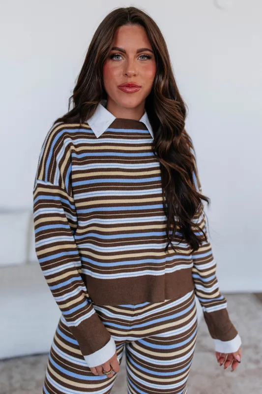 Evelyn Striped Top made by Bailey Rose
