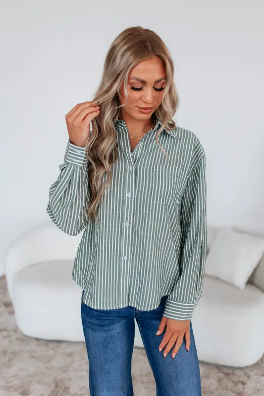 Edison Striped Button Down sold by Wild Oak Boutique
