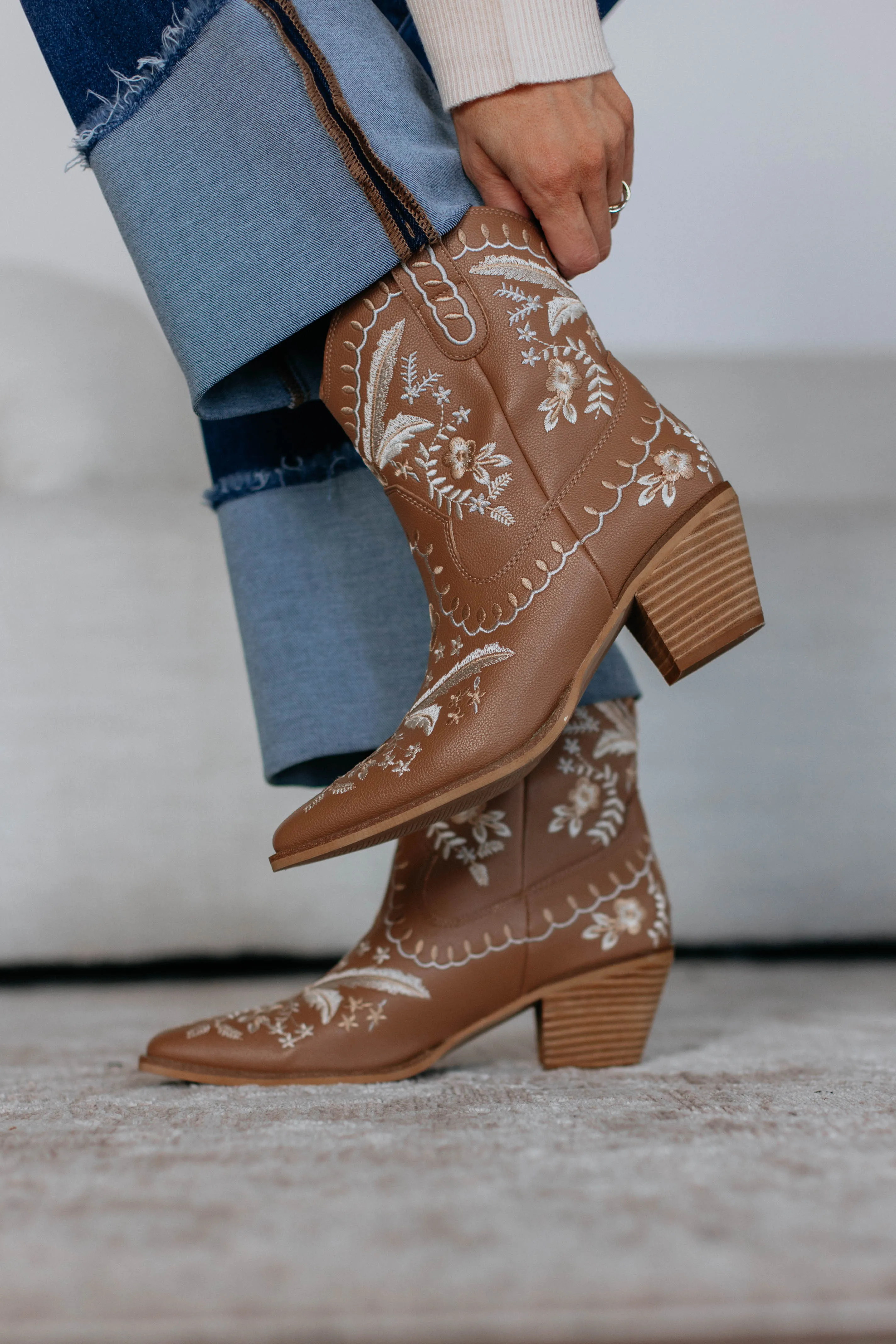 Coastal Cowgirl Boots - Camel sold by Wild Oak Boutique product image thumbnail 4