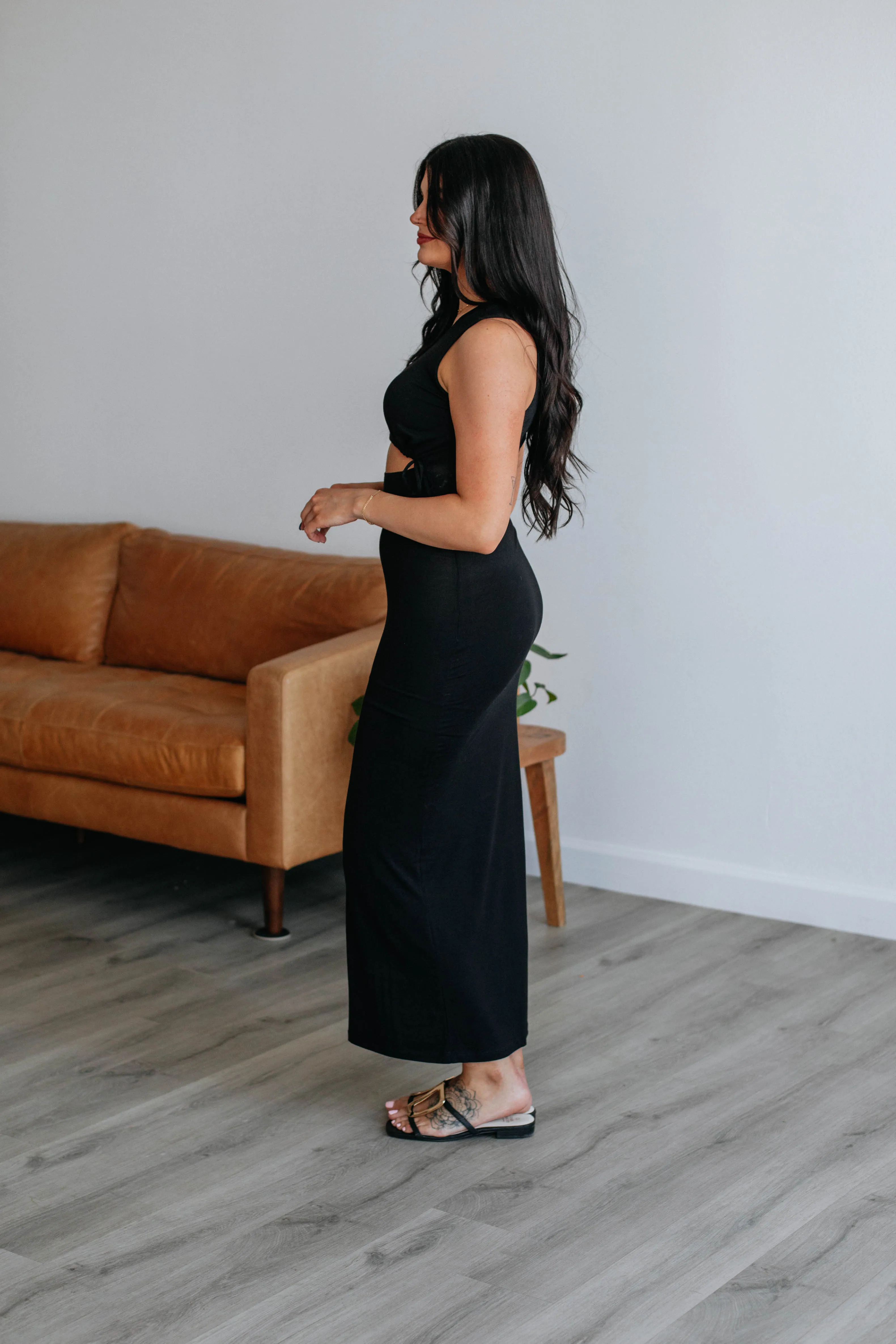 Jersie Maxi Dress - Black sold by Wild Oak Boutique product image thumbnail 3