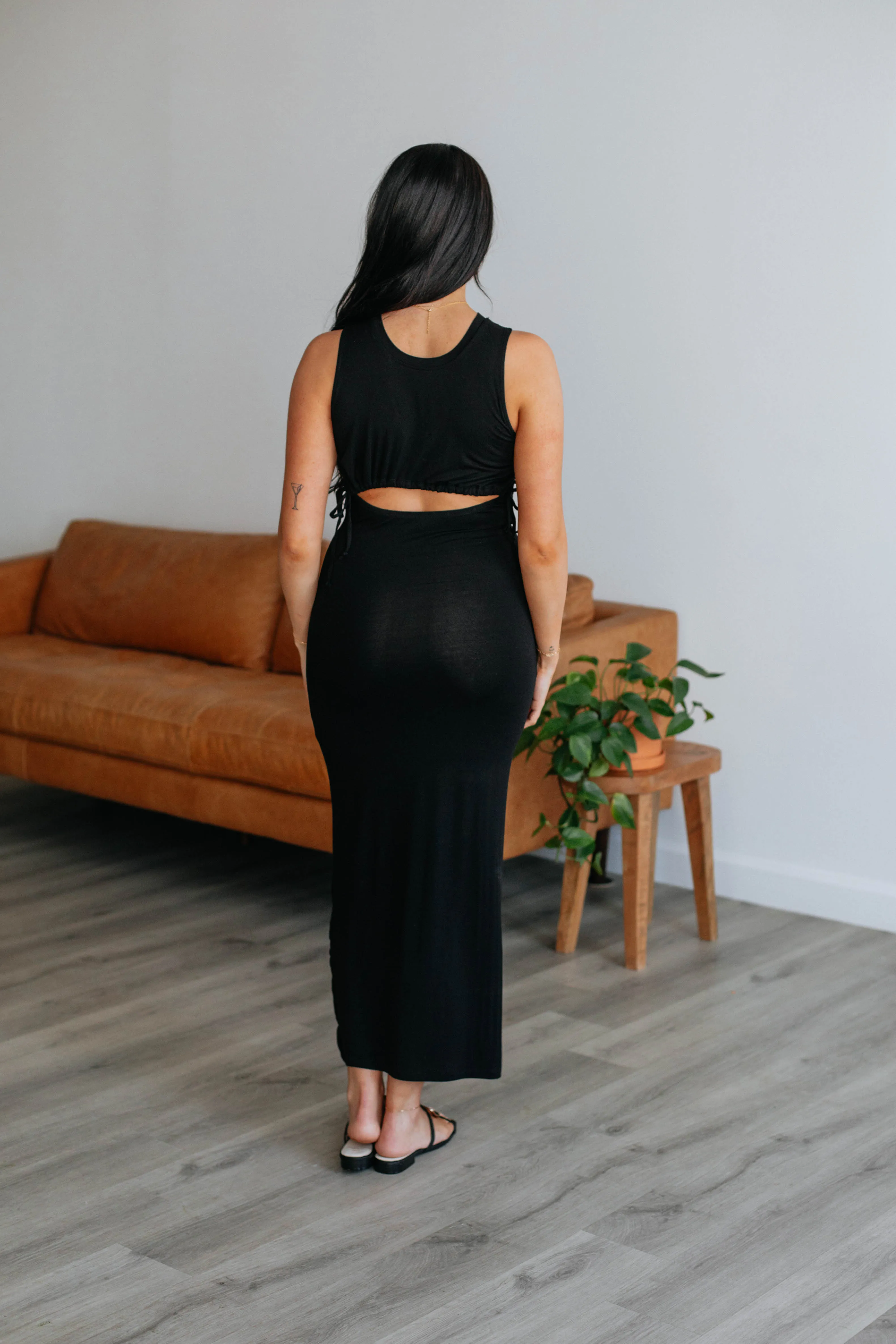Jersie Maxi Dress - Black sold by Wild Oak Boutique product image thumbnail 4