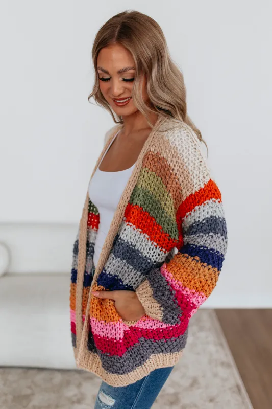 Hollie Striped Cardigan made by Listicle