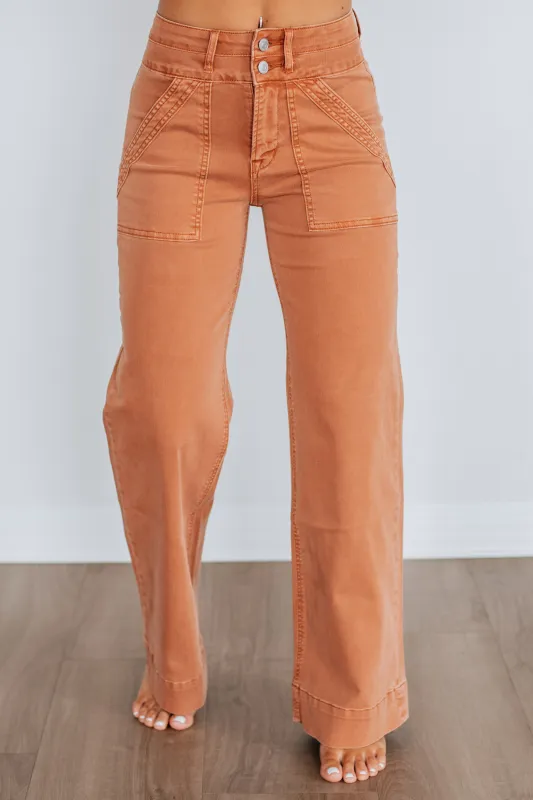 Bennett Mica Jeans - Cinnamon sold by Wild Oak Boutique
