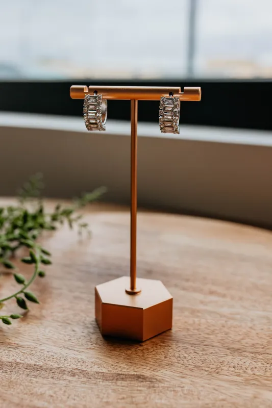 Celene Huggie Hoop Earrings sold by Wild Oak Boutique