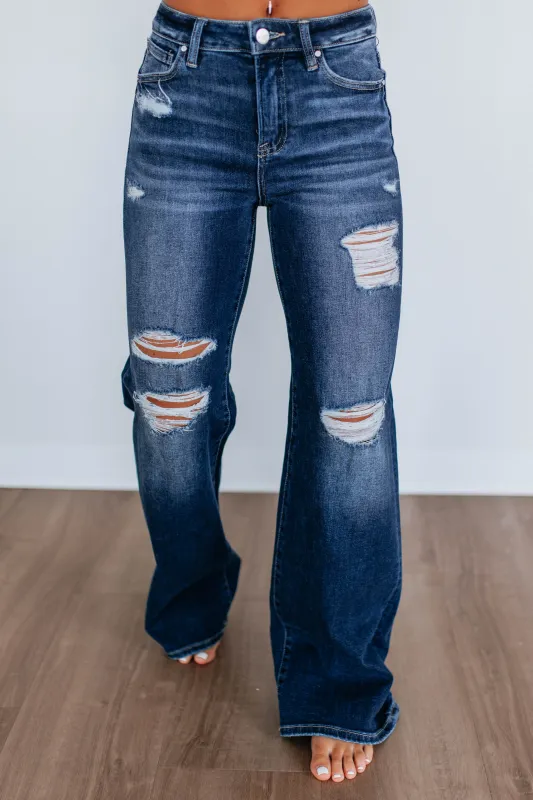 Kimora Risen Jeans - Dark Wash made by Risen