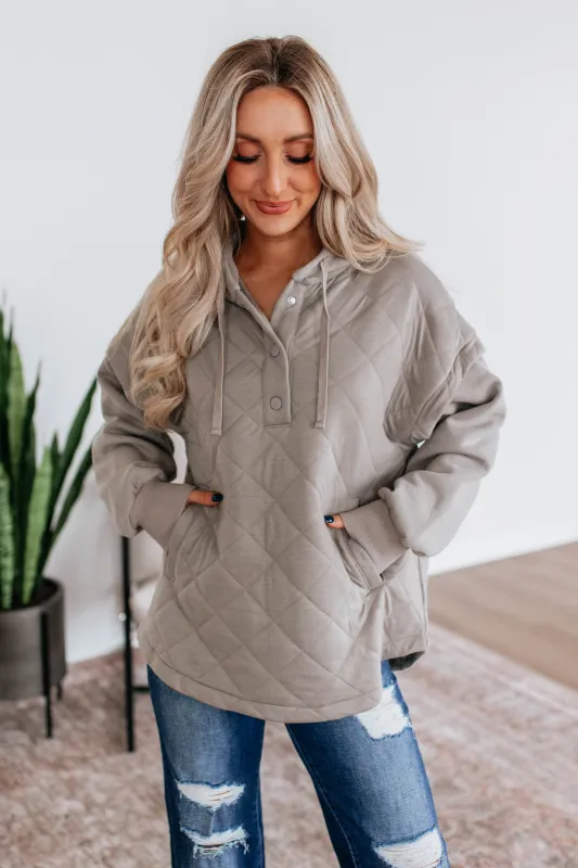 Keyton Quilted Pullover sold by Wild Oak Boutique