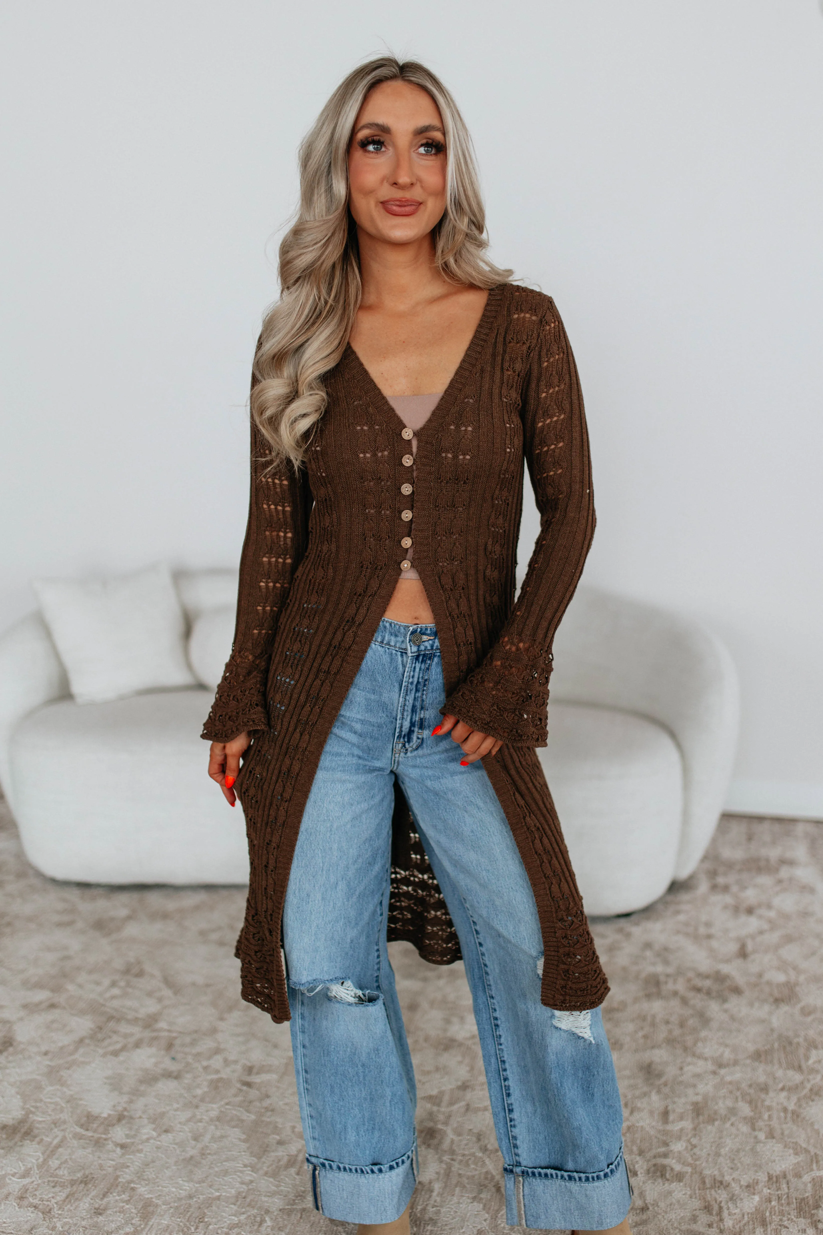 Kaeli Crochet Cardigan sold by Wild Oak Boutique product image thumbnail 5