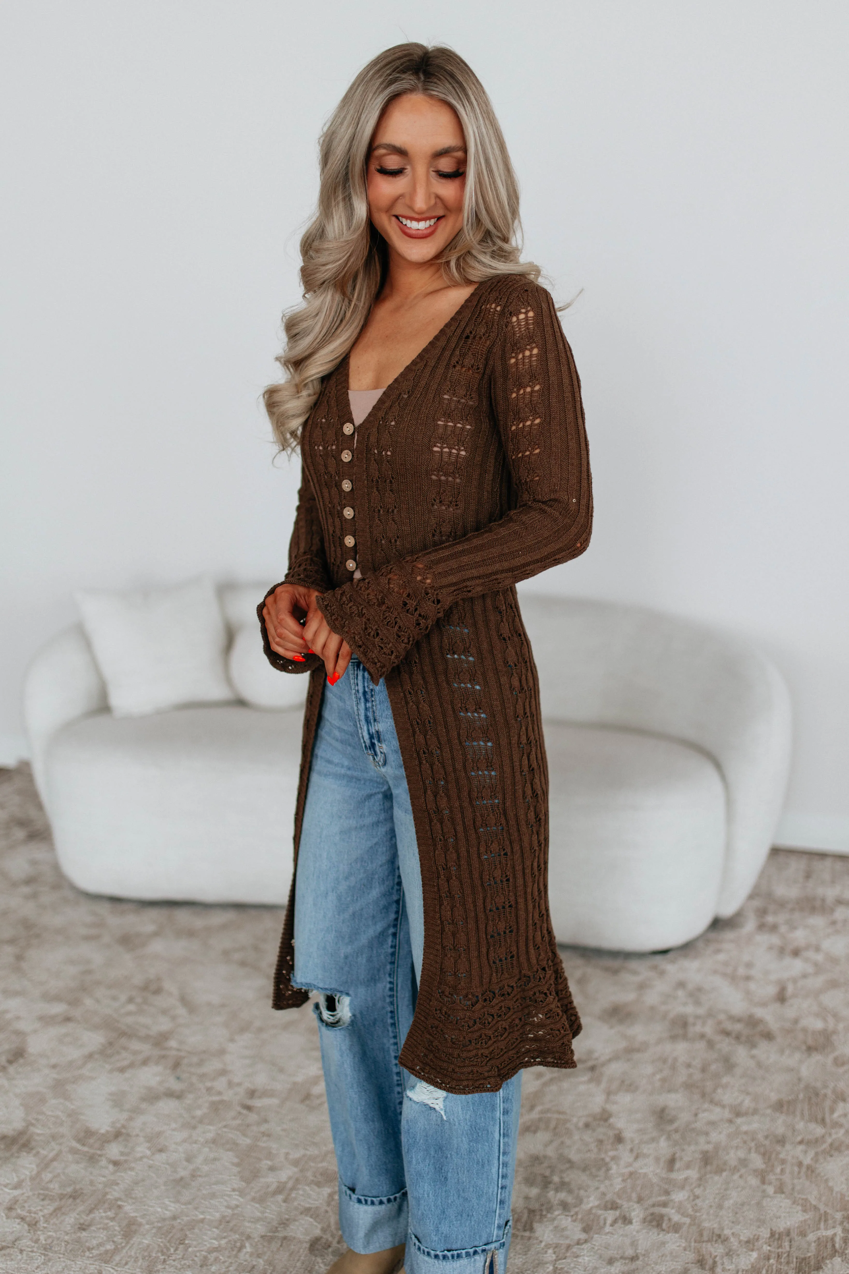 Kaeli Crochet Cardigan sold by Wild Oak Boutique product image thumbnail 2