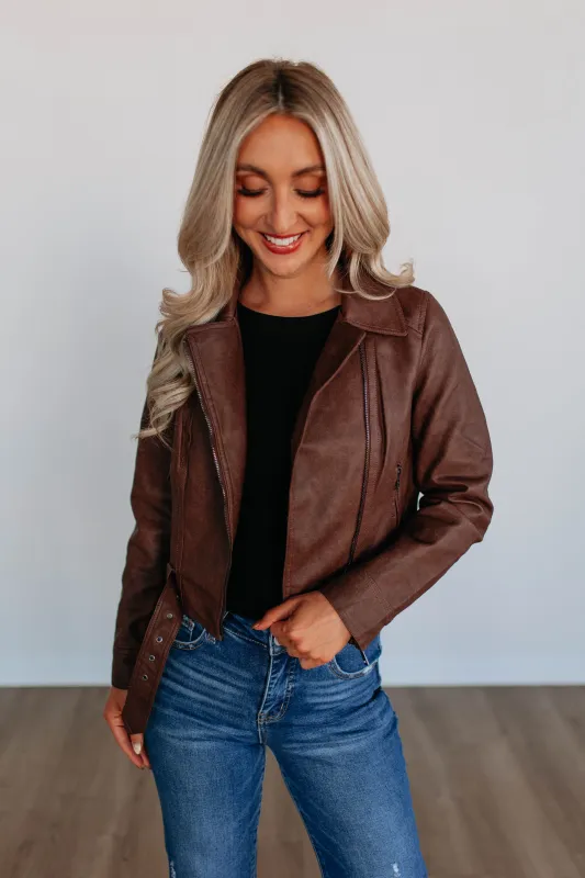 Isobell Leather Jacket sold by Wild Oak Boutique