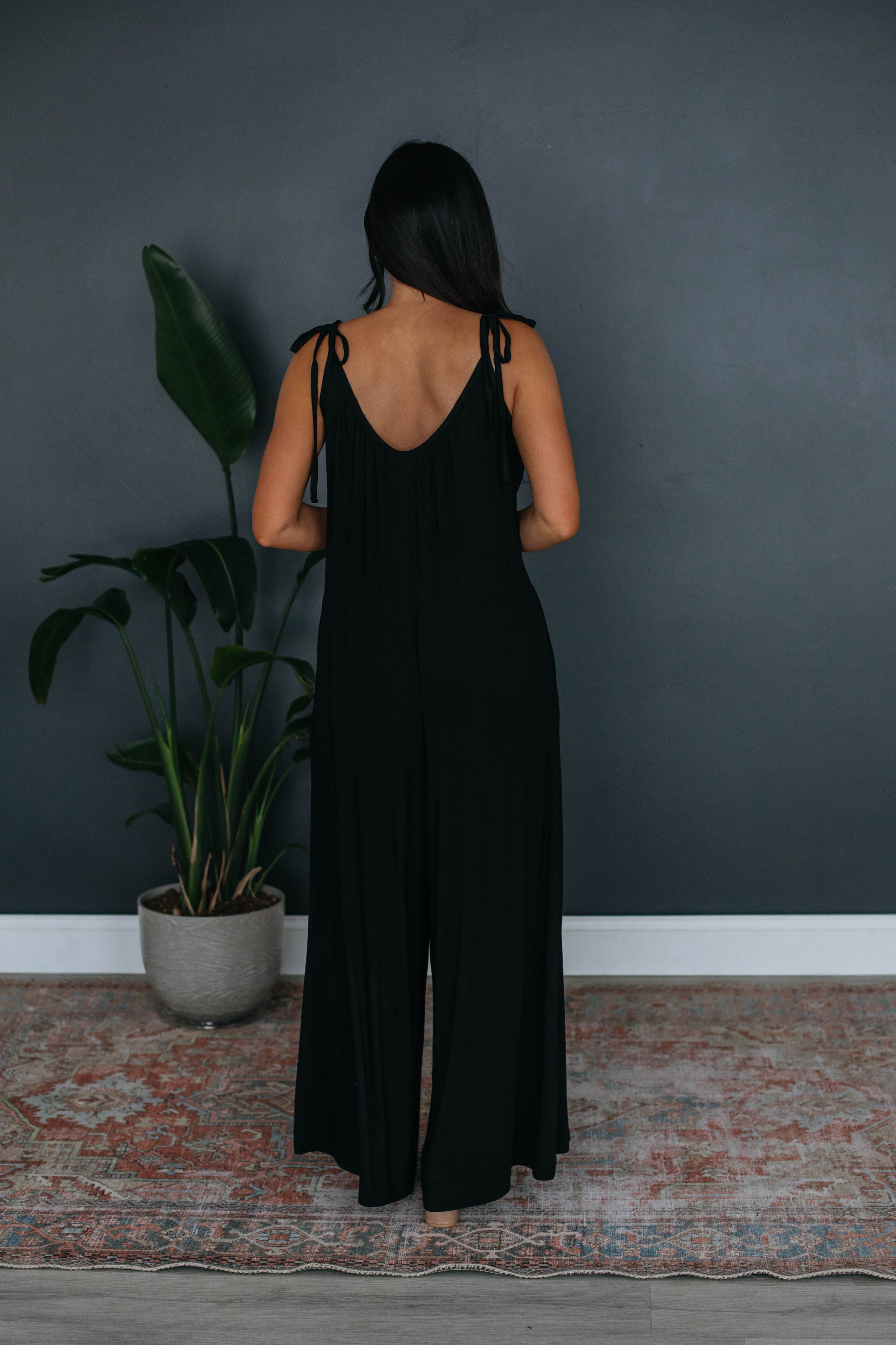 Chandler Jumpsuit - Black sold by Wild Oak Boutique product image thumbnail 3