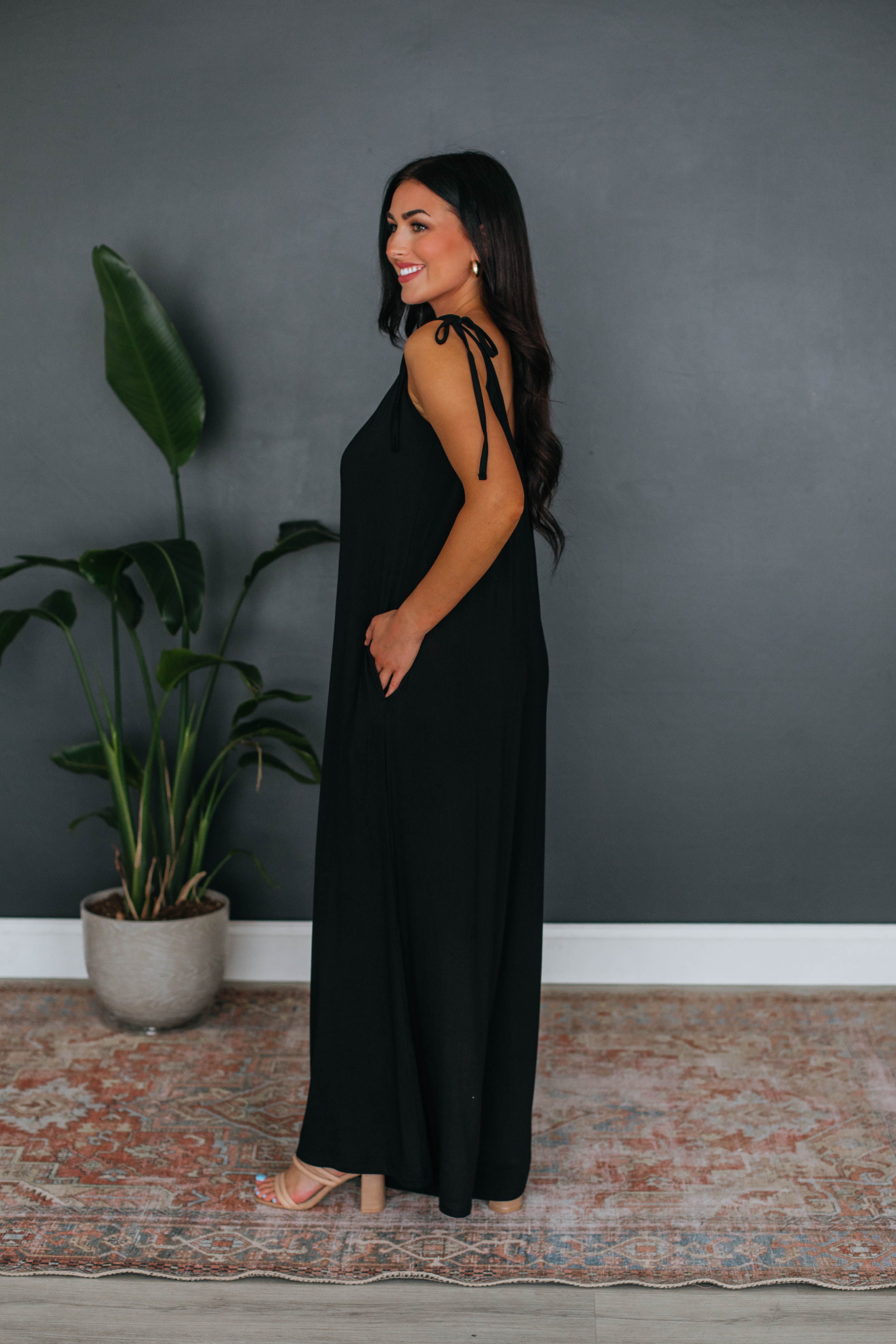 Chandler Jumpsuit - Black sold by Wild Oak Boutique product image thumbnail 2