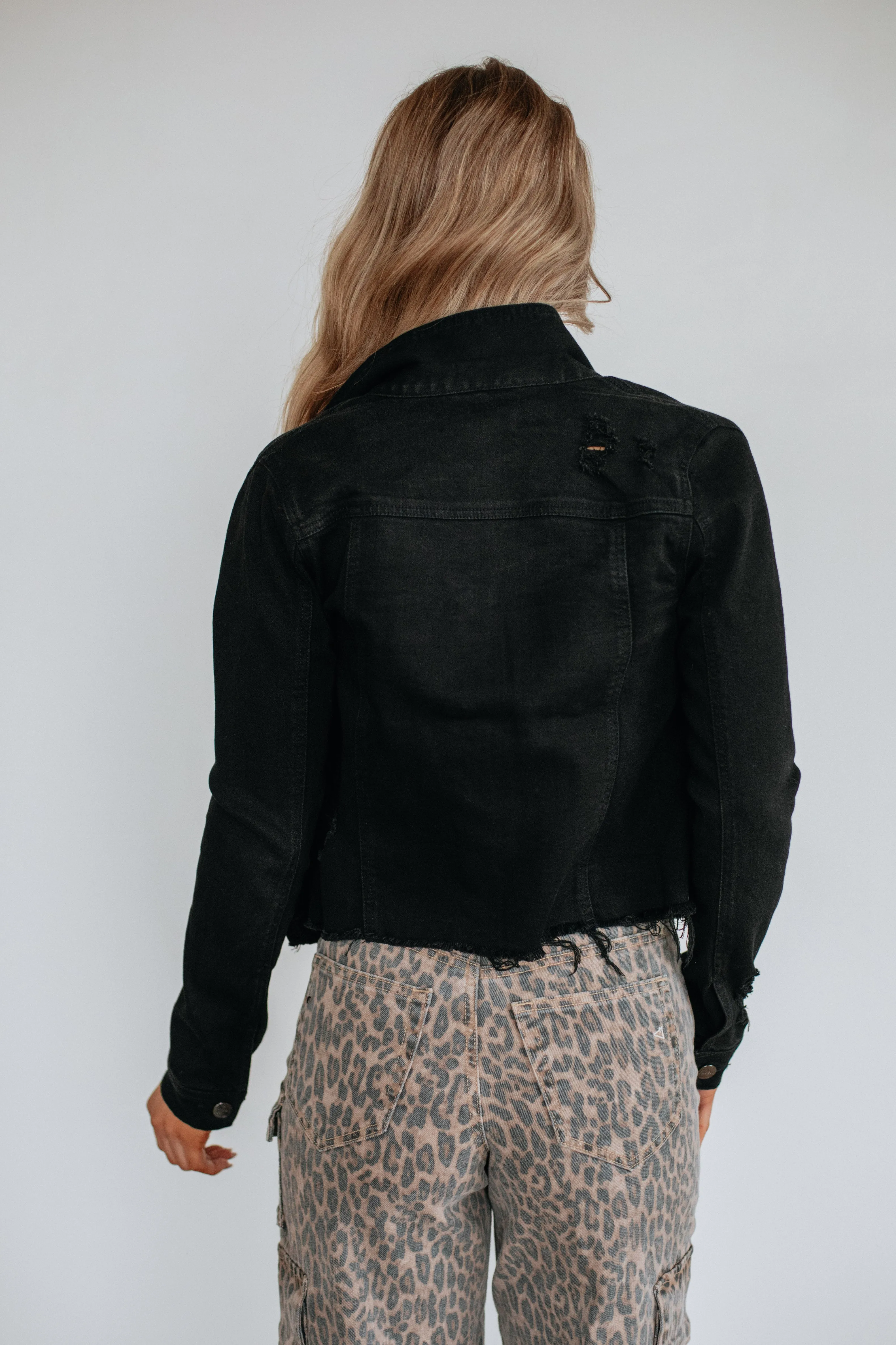 Gemma Risen Denim Jacket - Vintage Black sold by Wild Oak Boutique product image thumbnail 5