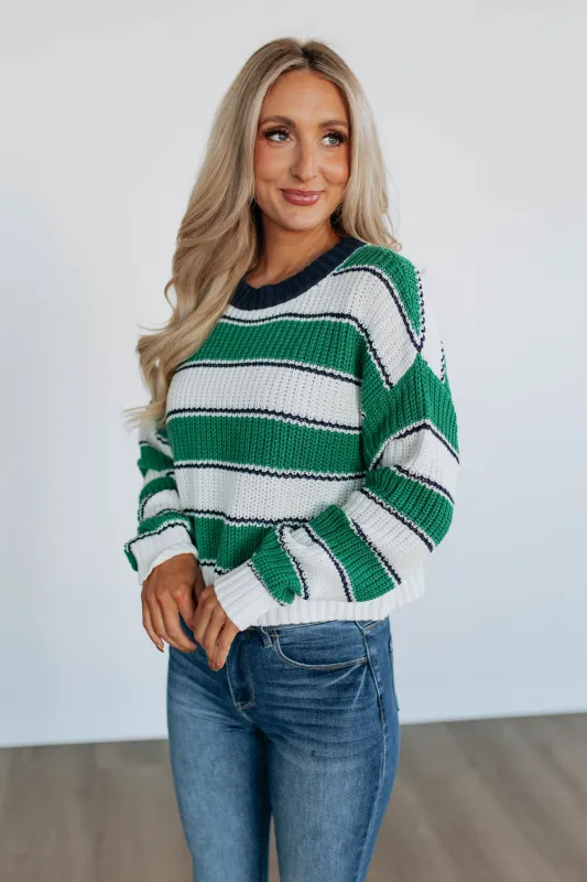 Eddie Striped Sweater sold by Wild Oak Boutique