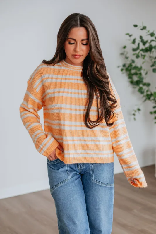 Kristie Striped Sweater made by Wishlist